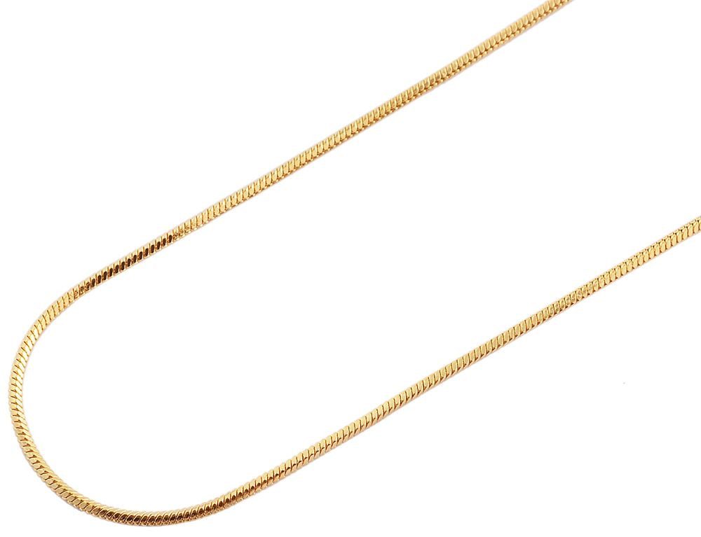 AKZENT Edelstahlkette 5000178 Schlangenkette, Edelstahl, goldfarben, günstig online kaufen