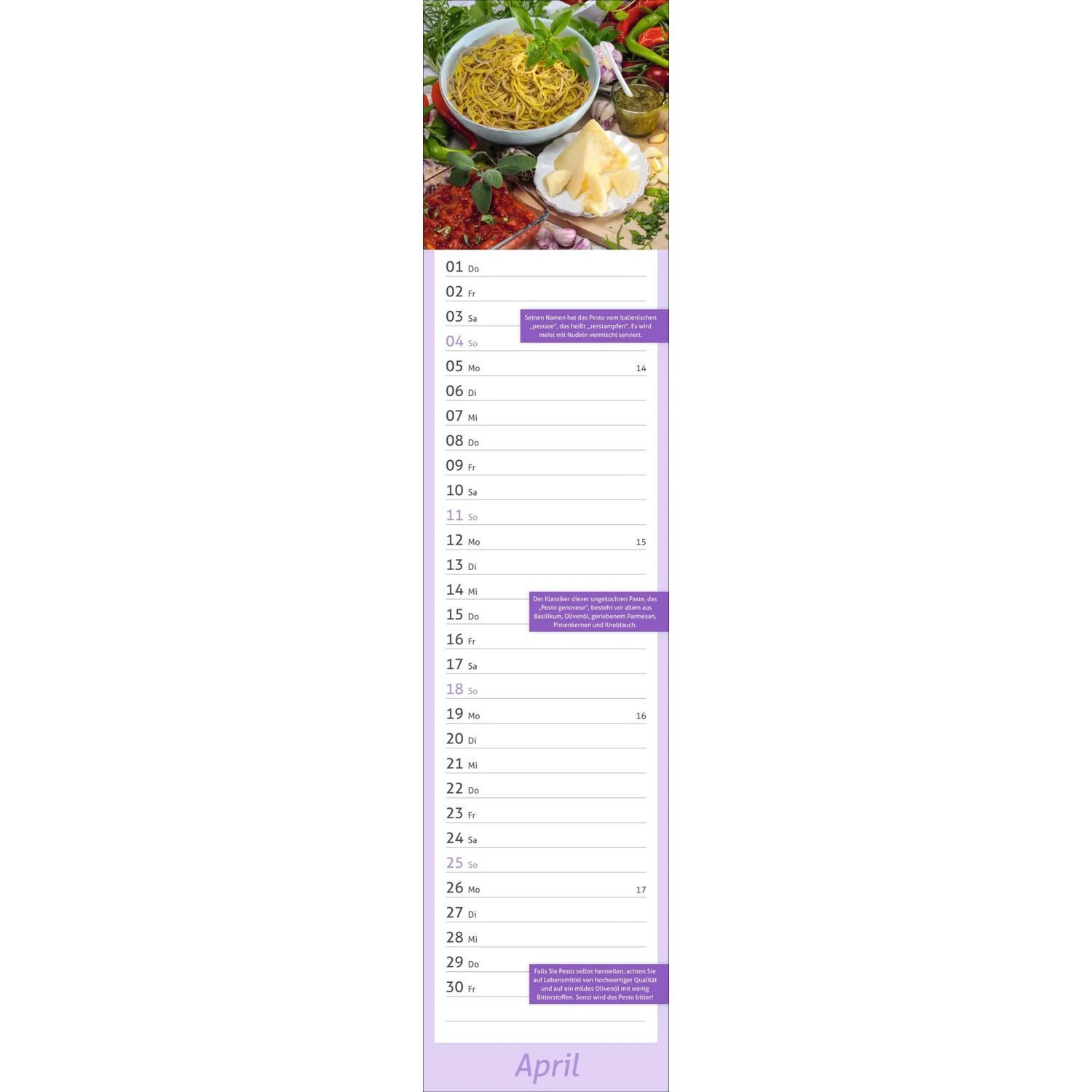 HEYE Wandkalender times&more Küche Langplaner 2027 – Bild 5 von 5