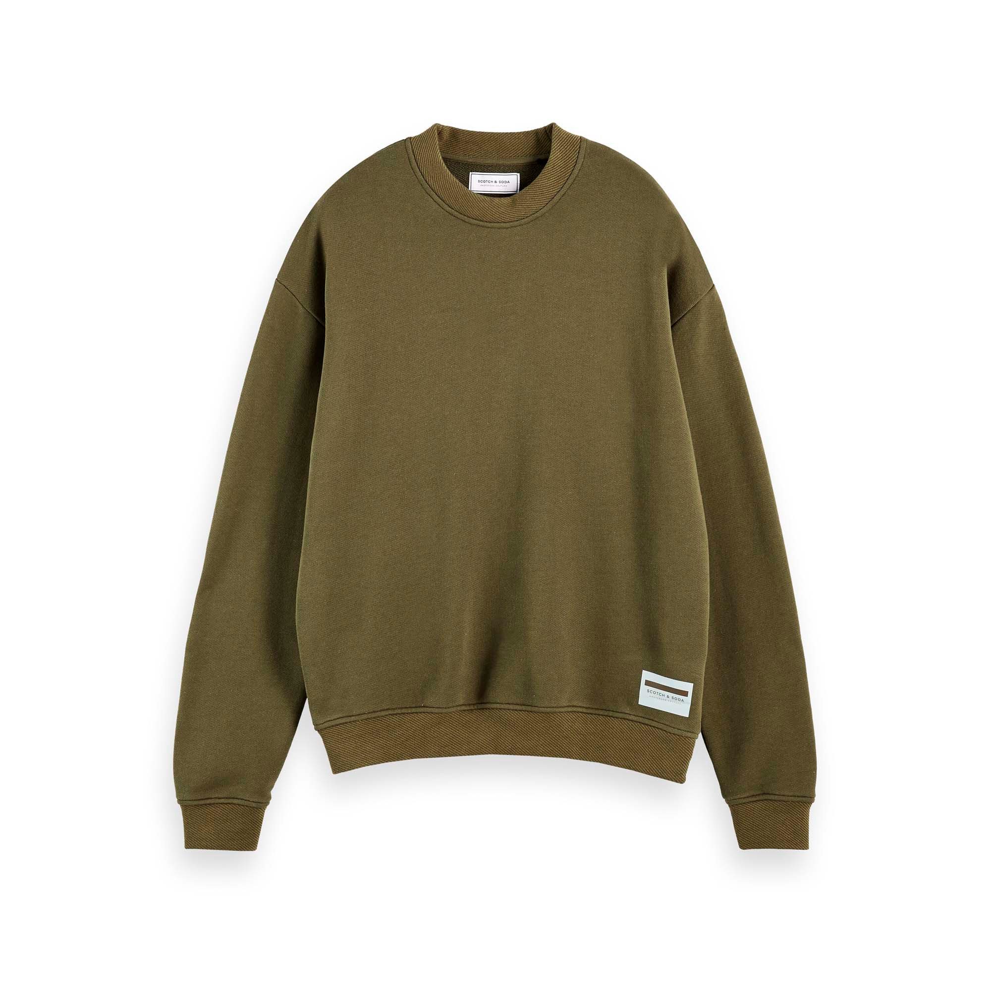 Fleecepullover Scotch & Soda Herren Sweatshirt Highe Neck Sweatshirt 157508