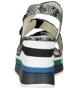 LAURA VITA Sandalen Leder/Textil Keilsandalette