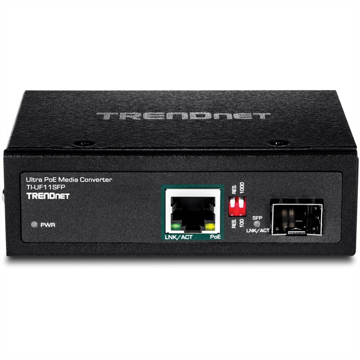 Netzwerk Trendnet Eingebaut Netzwerk-Switch Schwarz Medienkonverter TI-UF11SFP 1000Mbit/s