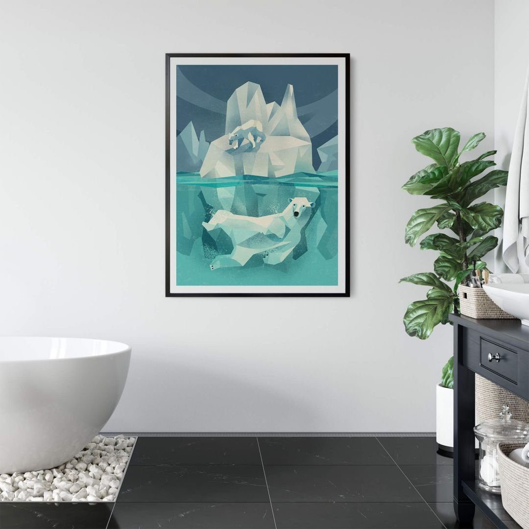 K&L Wall Art Poster Waldtiere Kinderposter Dschungeltiere Wandbild Kinderzimmer Wandposter, Kinderzimmer Poster modern, Montessori Poster Jungen Mädchen vom Kin – Bild 5 von 5