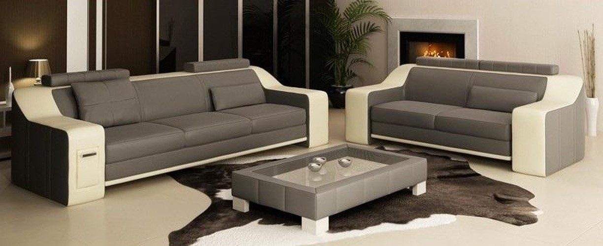 JVmoebel Ecksofa Elegante Leder-Eckcouch mit individuellem Design und Stauraum, Made in Europa