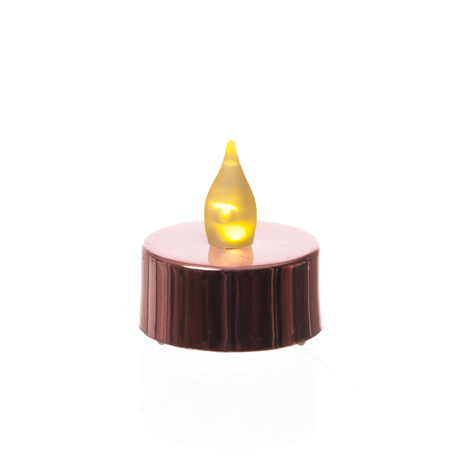 MARELIDA LED-Teelicht LED Teelichter flackernd flammenlos mit Batterien D: 3,8cm rosa 6St., LED Classic, warmweiß (2100K bis 3000K)