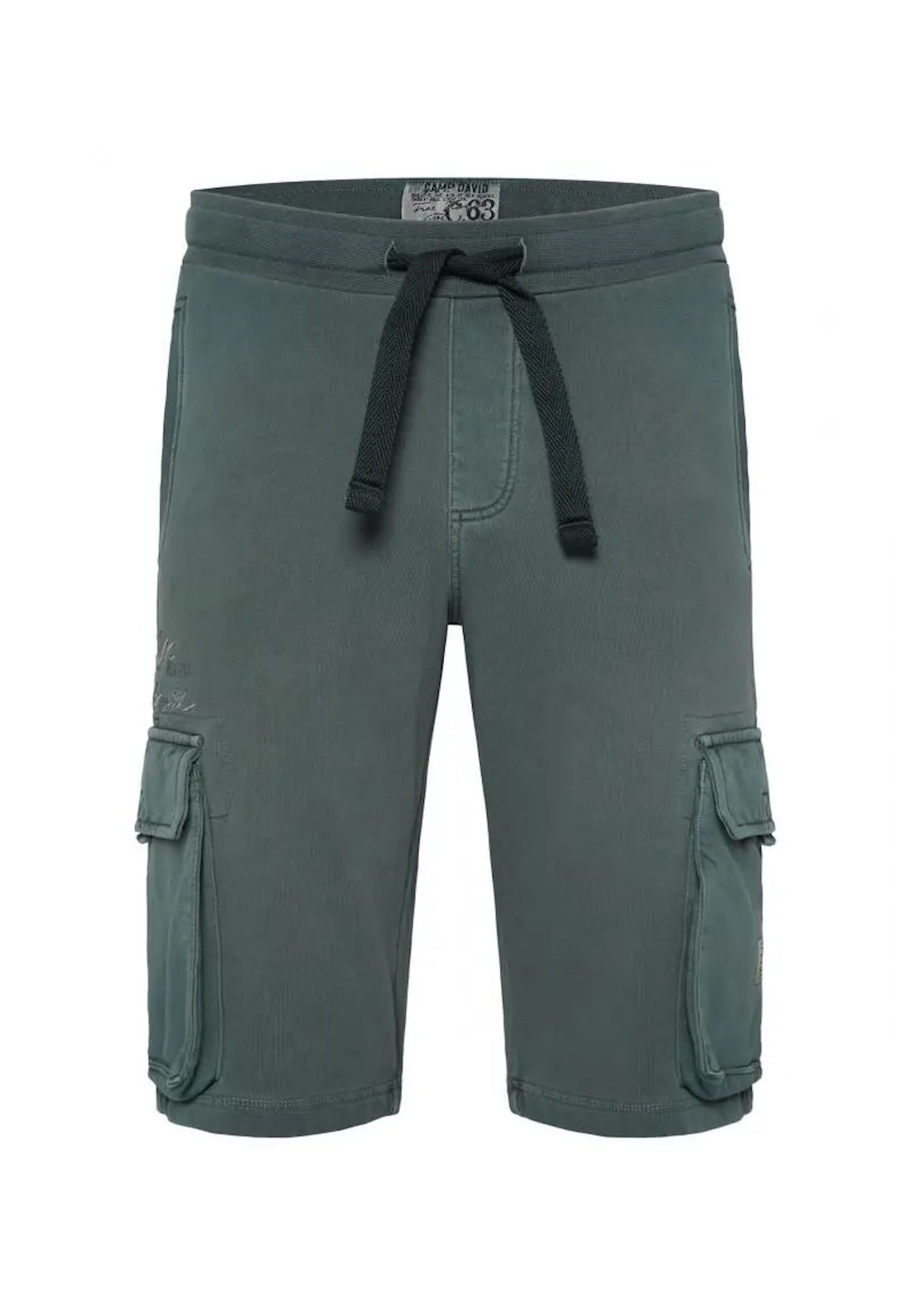 CAMP DAVID Sweatshorts Sweatshorts Tree House Cargo-Sweat-Shorts (1-tlg)