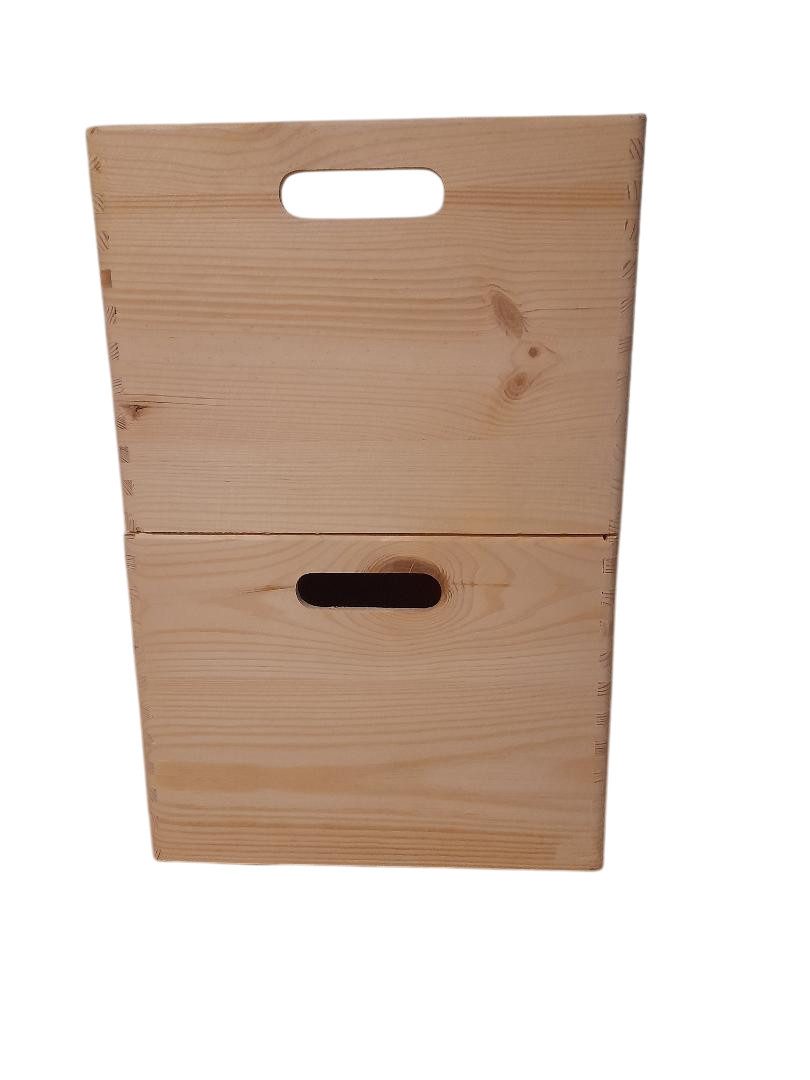 Holzkiste 3 Stück Holzkisten Werkzeugkiste Allzweckkiste Kiefer massiv 40cm (3 St)