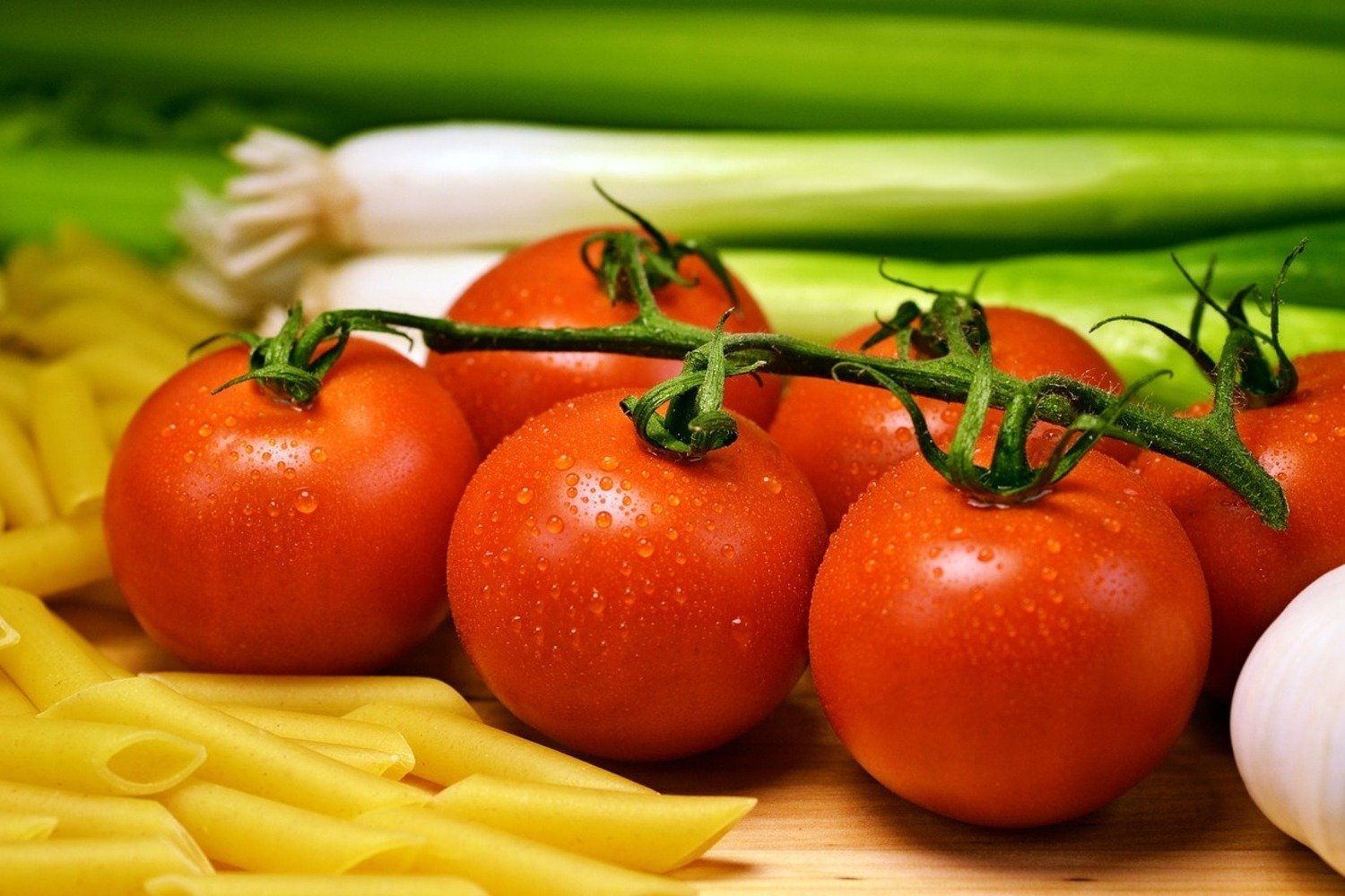 meberg Fototapete, Tomate, Pasta, Wandbild Fototapete Pasta Vliestapete für Küche cm Tomaten Alles Italienisch Motiv 200x300