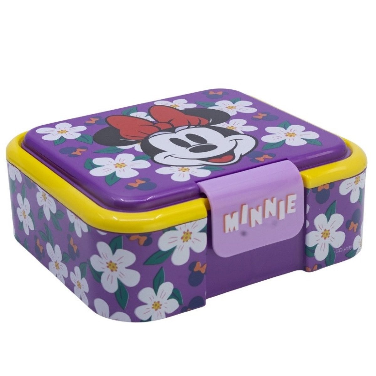 Stor Lunchbox Disney Minnie Mouse Kinder Brotdose – Lunchbox Pausenbox Schulbrotbox, (Einteilig), Brotzeitdose