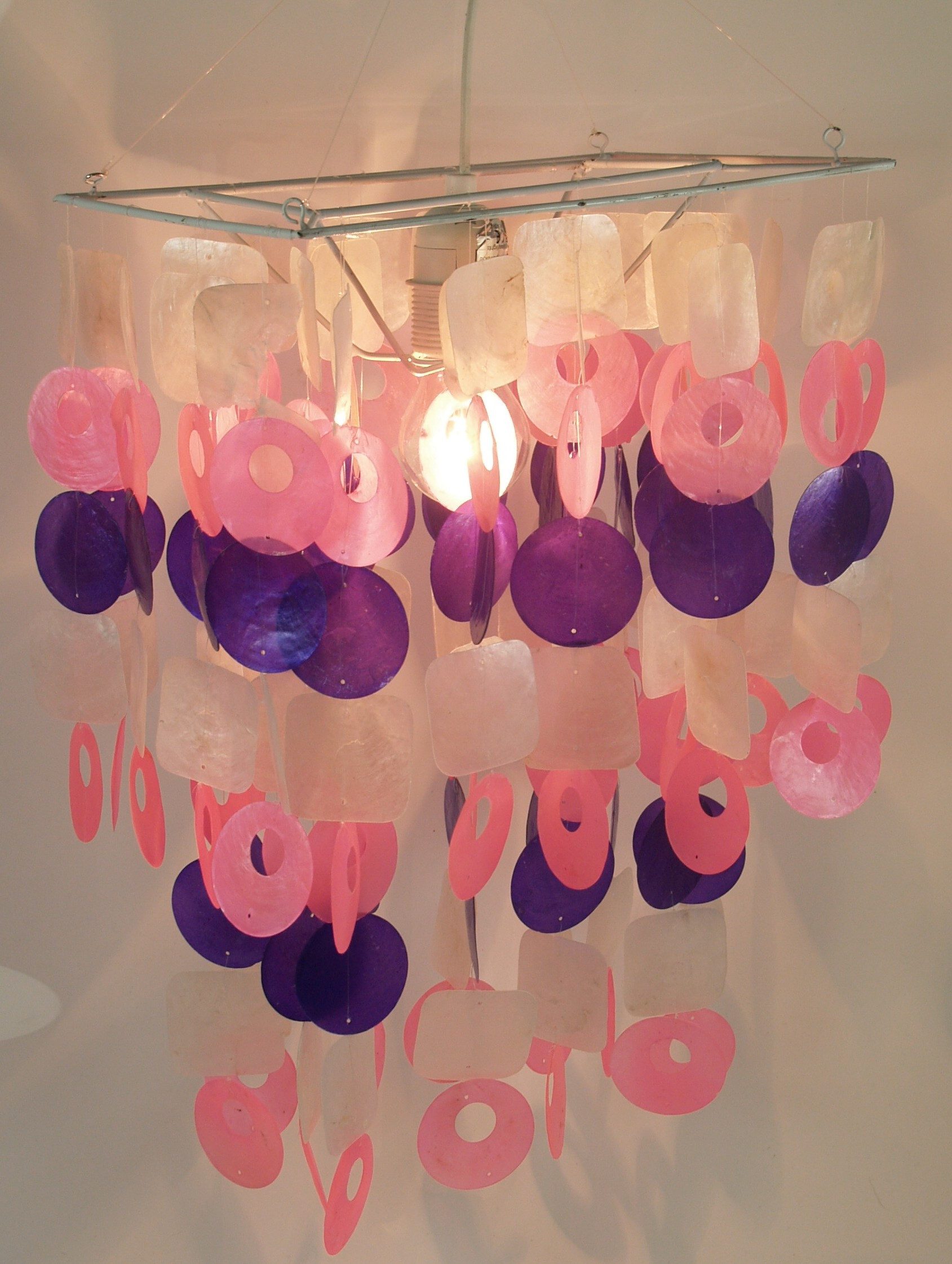 Guru-Shop Deckenleuchten Deckenlampe, Muschelleuchte aus hunderten.., Leuchtmittel nicht inklusive