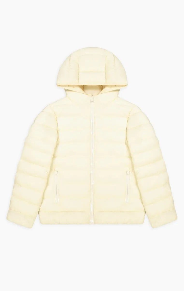 Champion Funktionsjacke Steppjacke Polyfilled - leichte gepolsterte Jacke mit Kapuze - weiss
