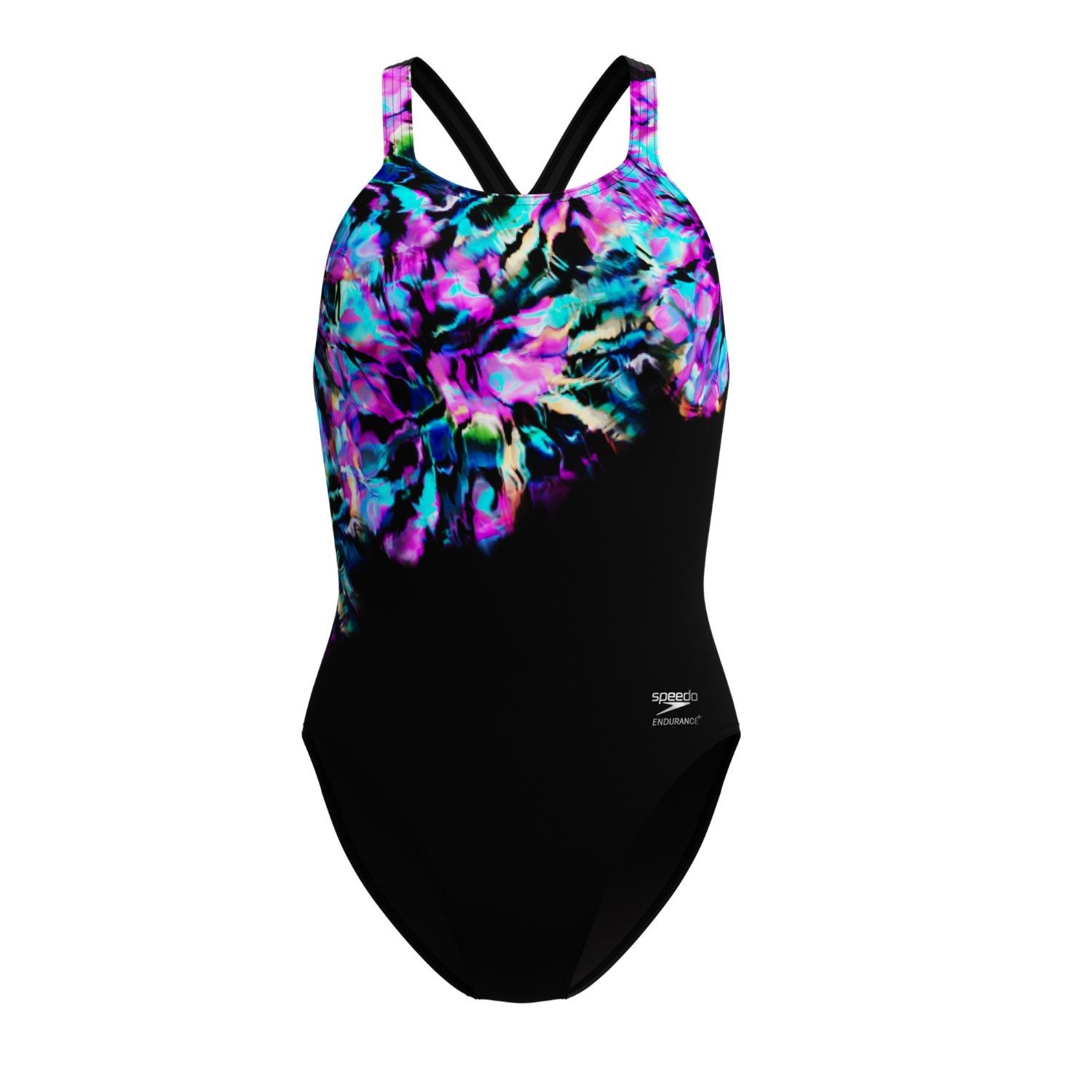 Speedo Badeanzug Club Training Powerback mit Sharping Effekt