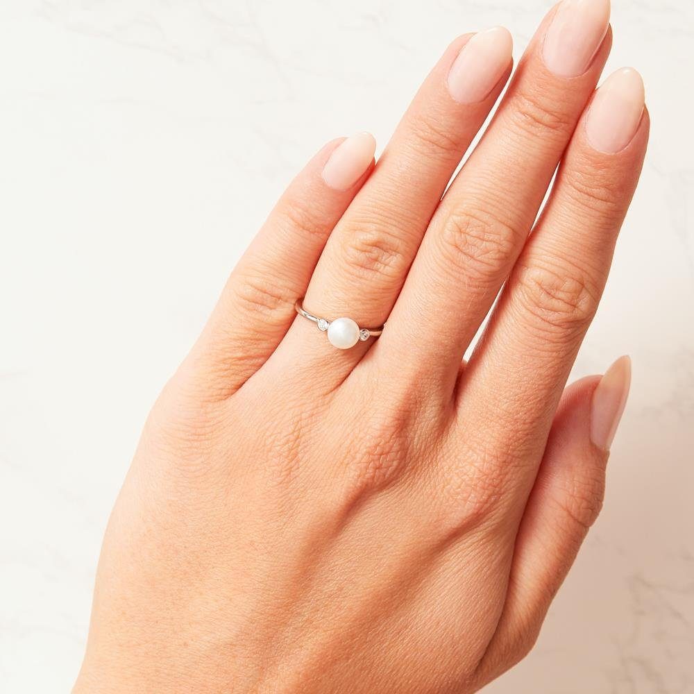JEWLIX Silberring Damenring Sterlingsilber mit Perle günstig online kaufen