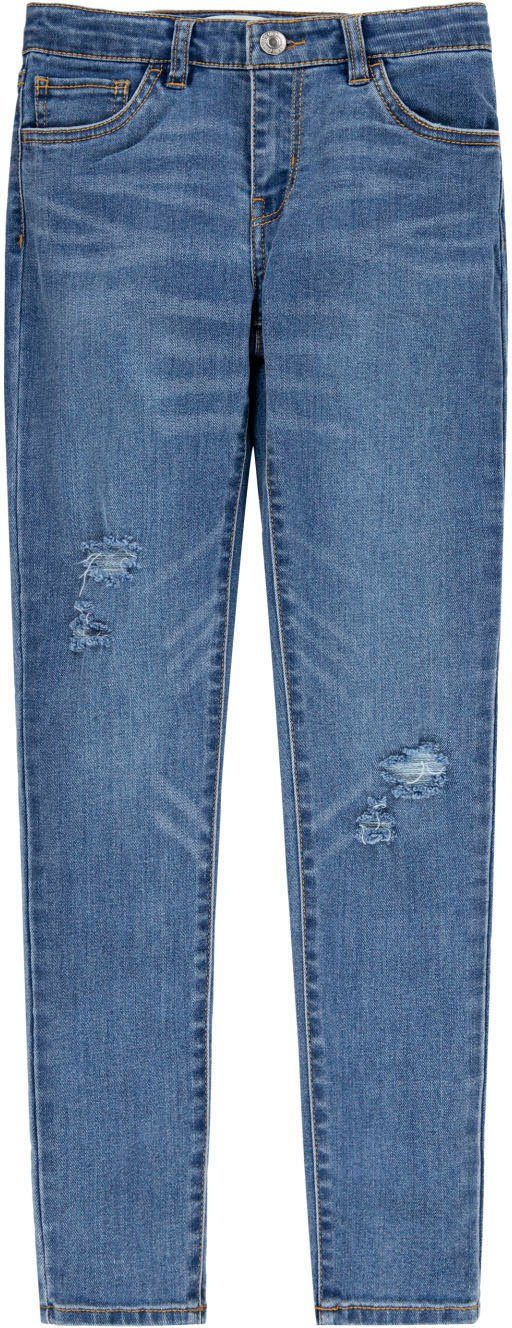 Levi's® Kids Stretch-Jeans 710™ GIRLS blue mid FIT JEANS used SKINNY indigo for SUPER