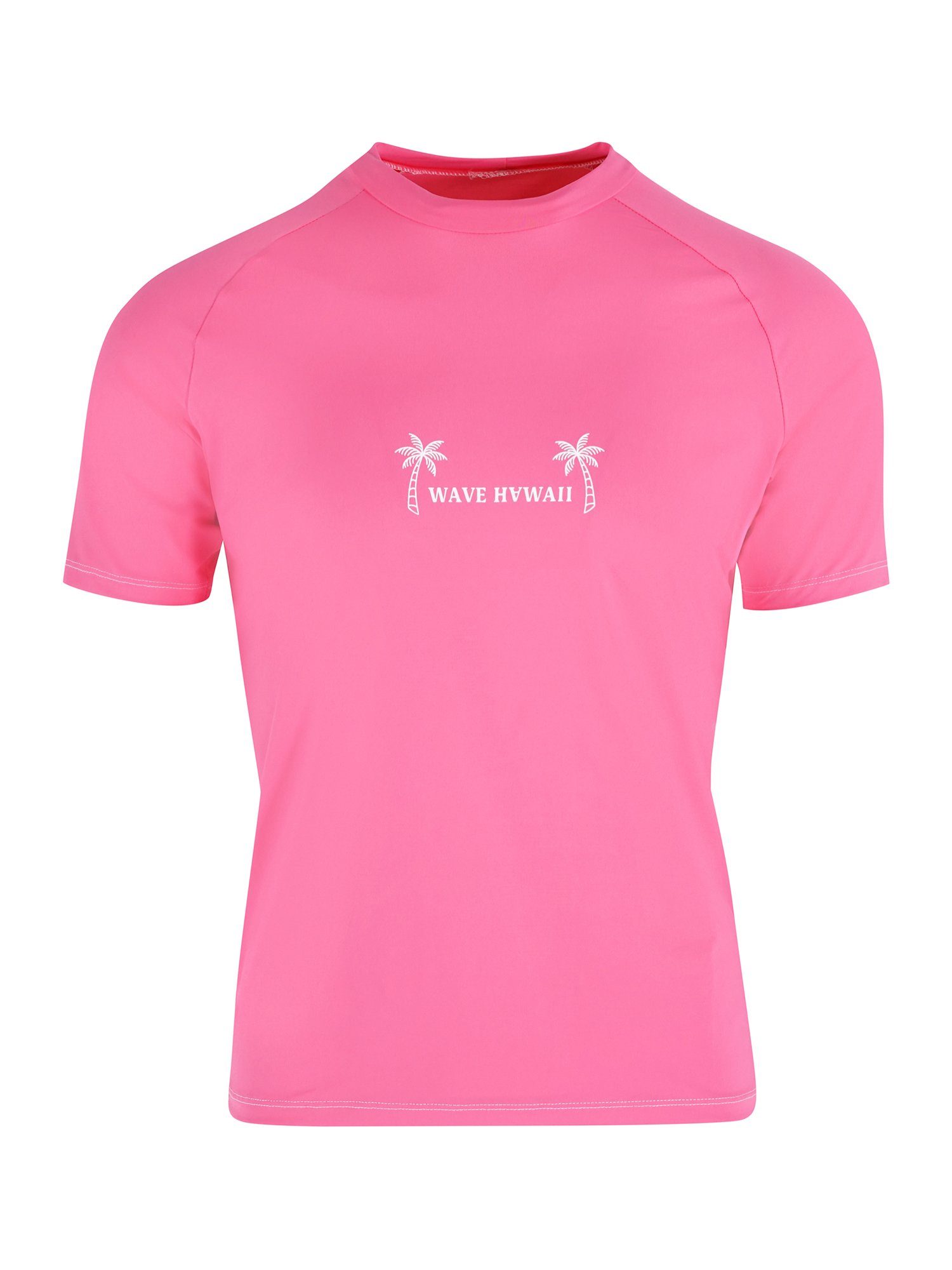 Wave Rash (1-tlg) Guard Hawaii Vest T-Shirt pink