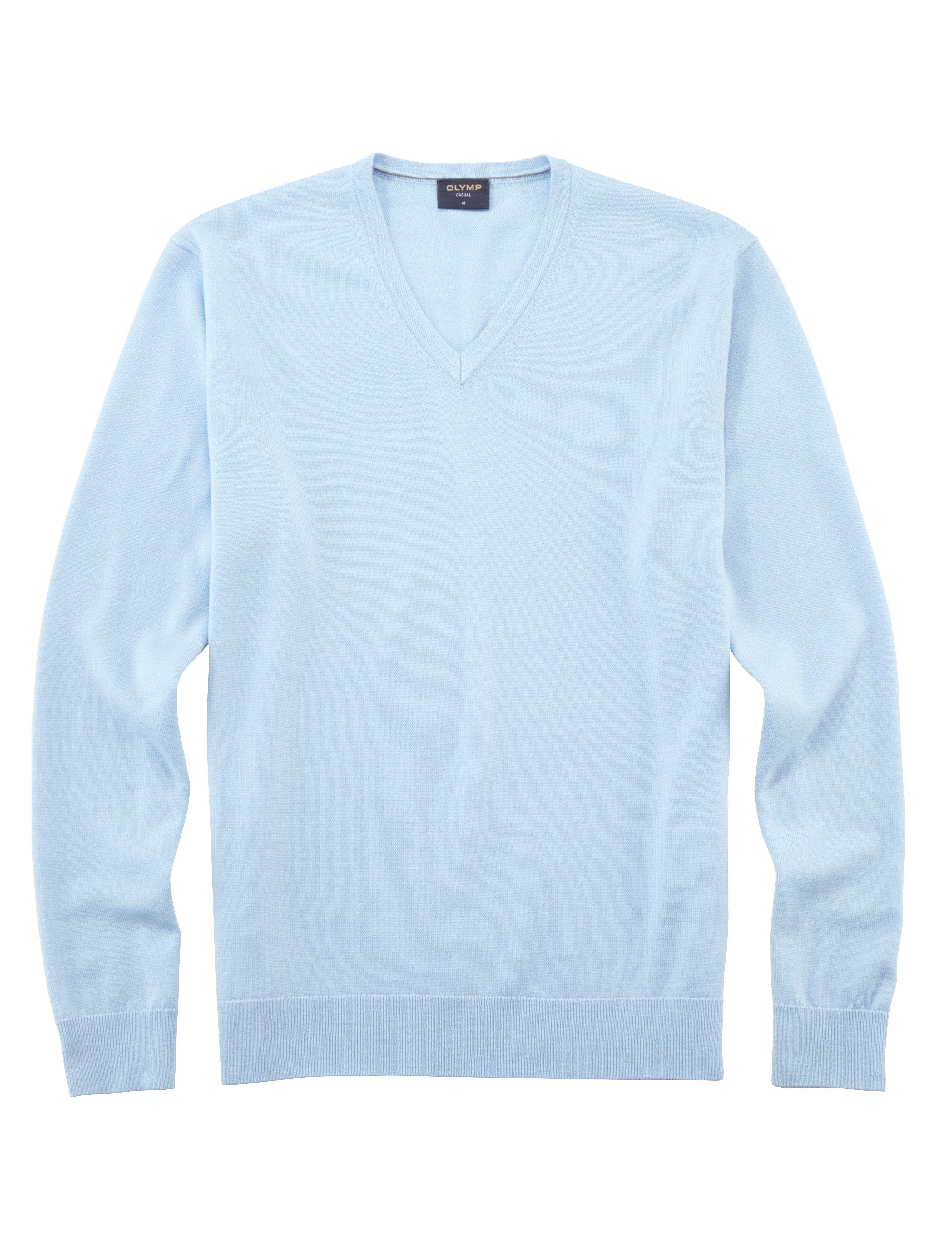 Rundhalspullover OLYMP Strick Casual