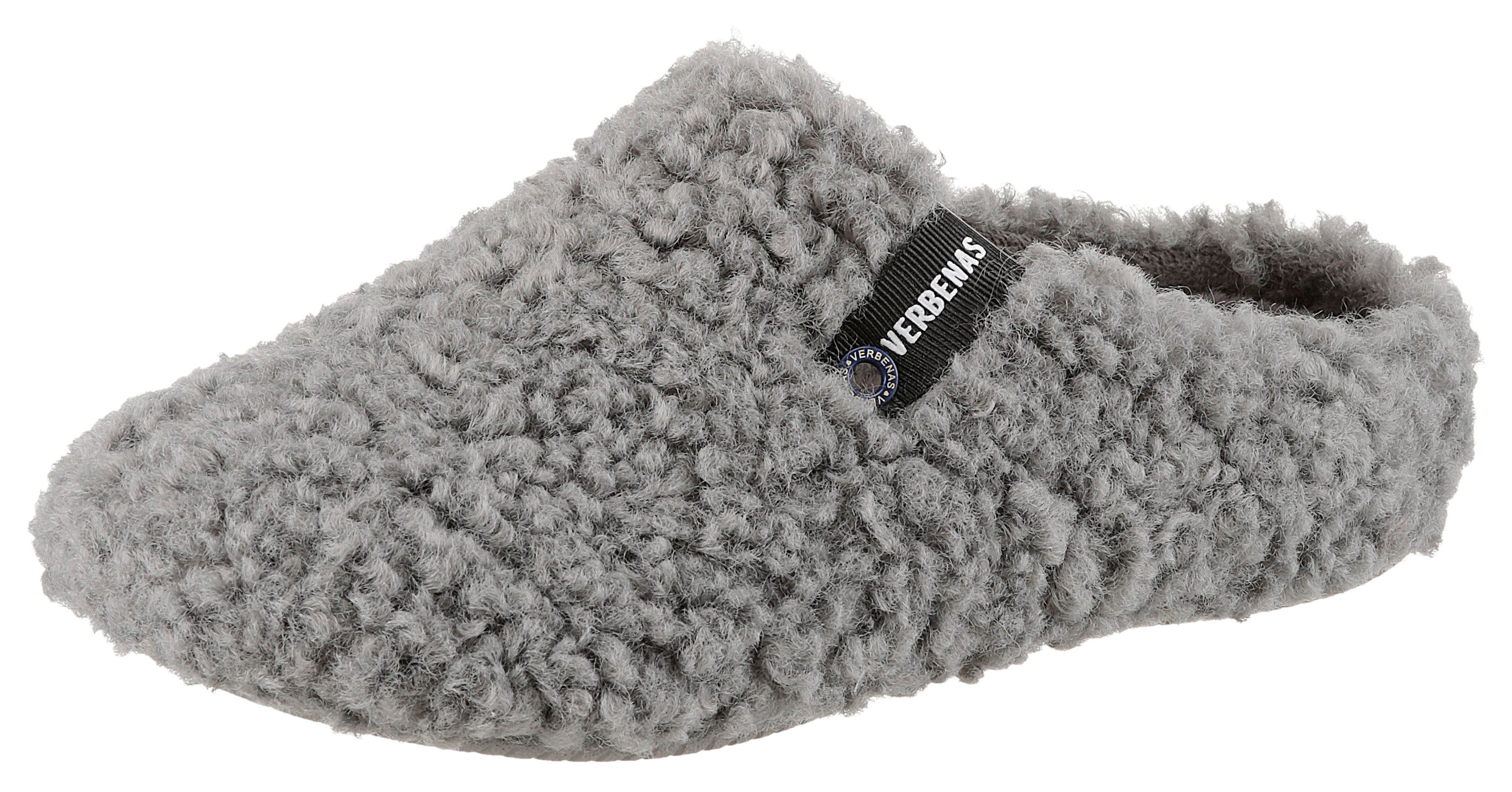 VERBENAS Pantoffel, Hausschuh, Homeslipper, Clog in kuscheliger Optik