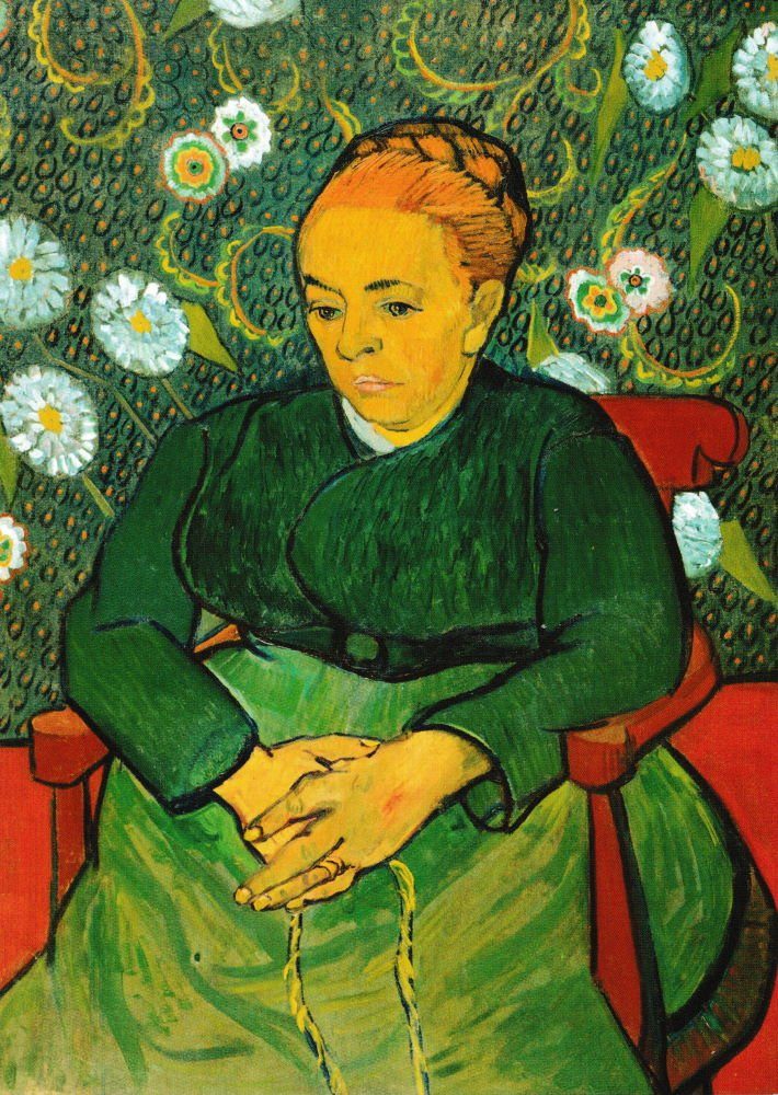 Postkarte Kunstkarte Vincent van Gogh "La Berceuse"