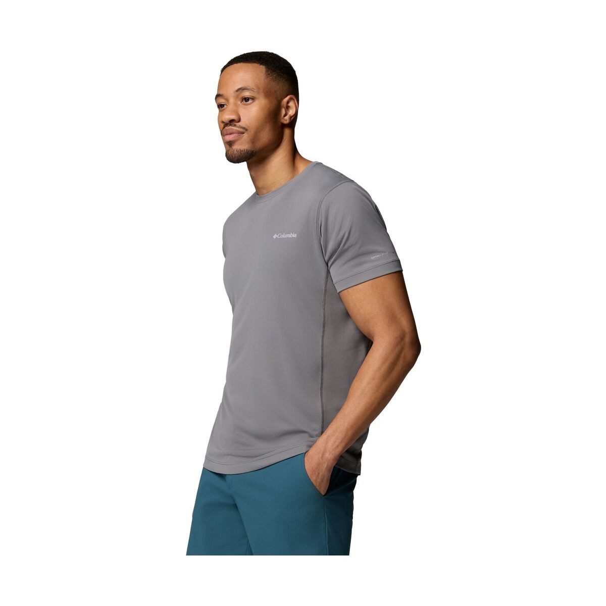 Columbia Kurzarmshirt Zero Rules Light Short Sleeve Crew Innovatives T-Shirt mit Omni-Freeze ZERO™-Kühlung für angenehme