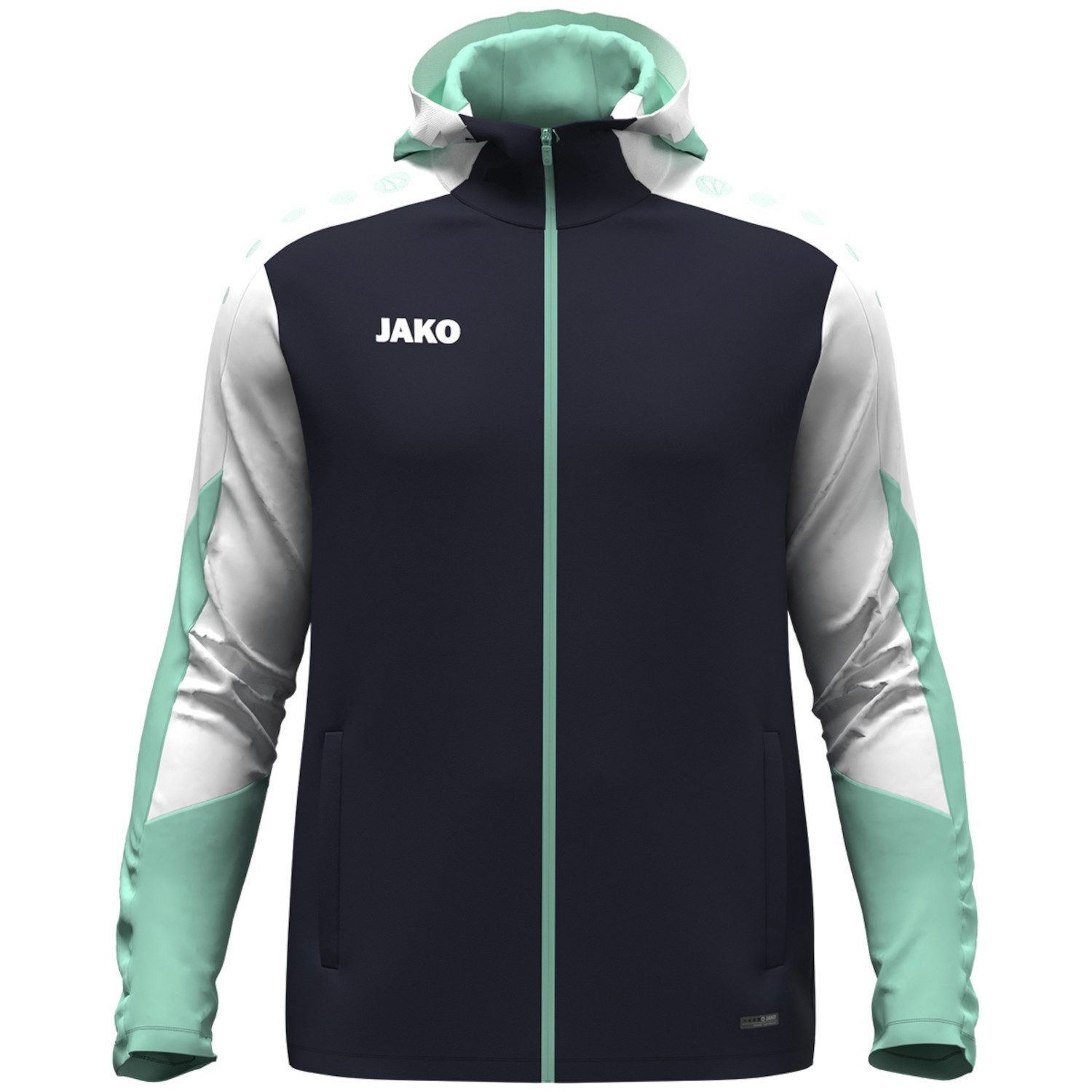 Veste à Capuche JAKO Dynamic - Survêtement Unisexe En Polyester Recyclé Coupe Sportive - 6