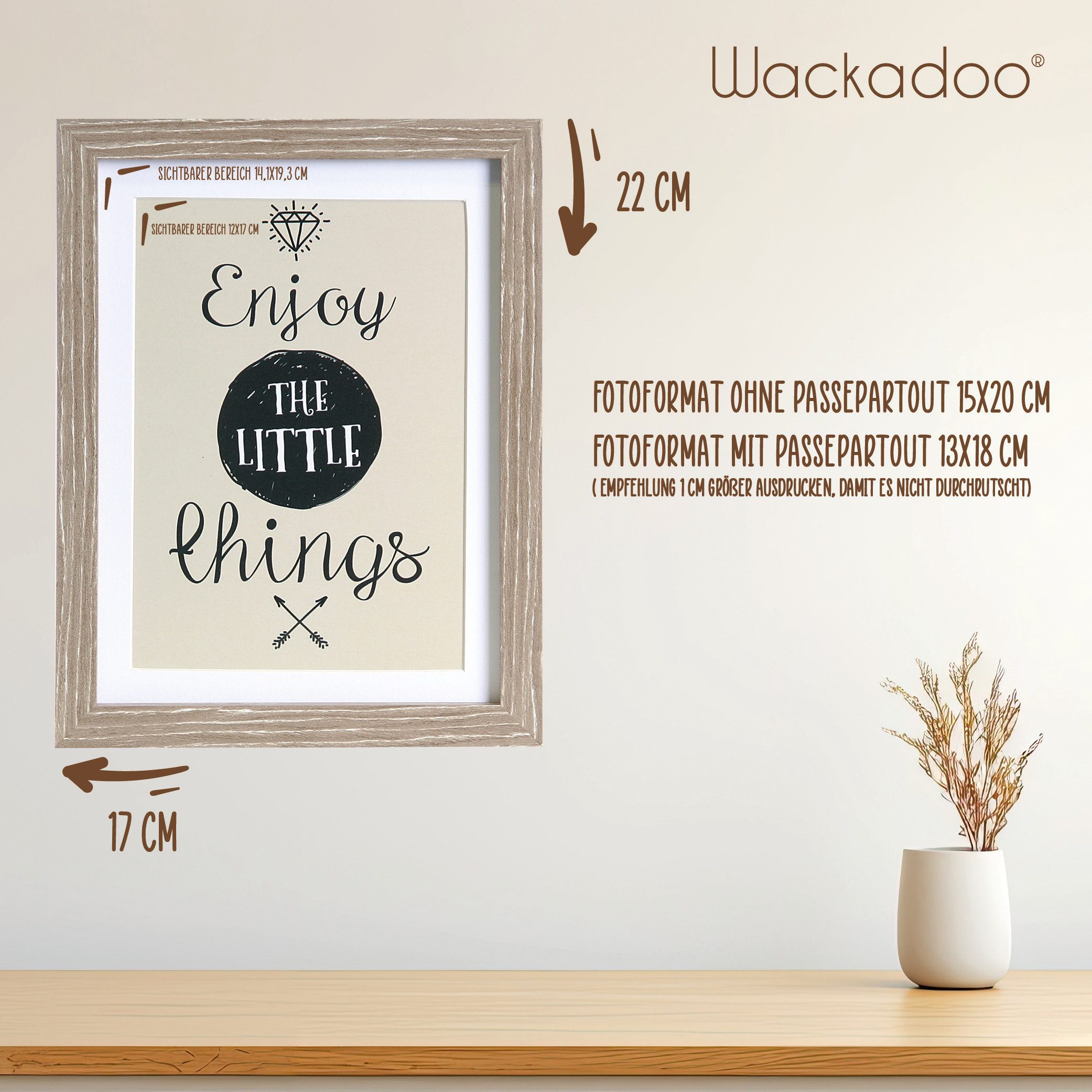 Wackadoo Living Bilderrahmen-Set the Frame Bilderrahmen günstig online kaufen