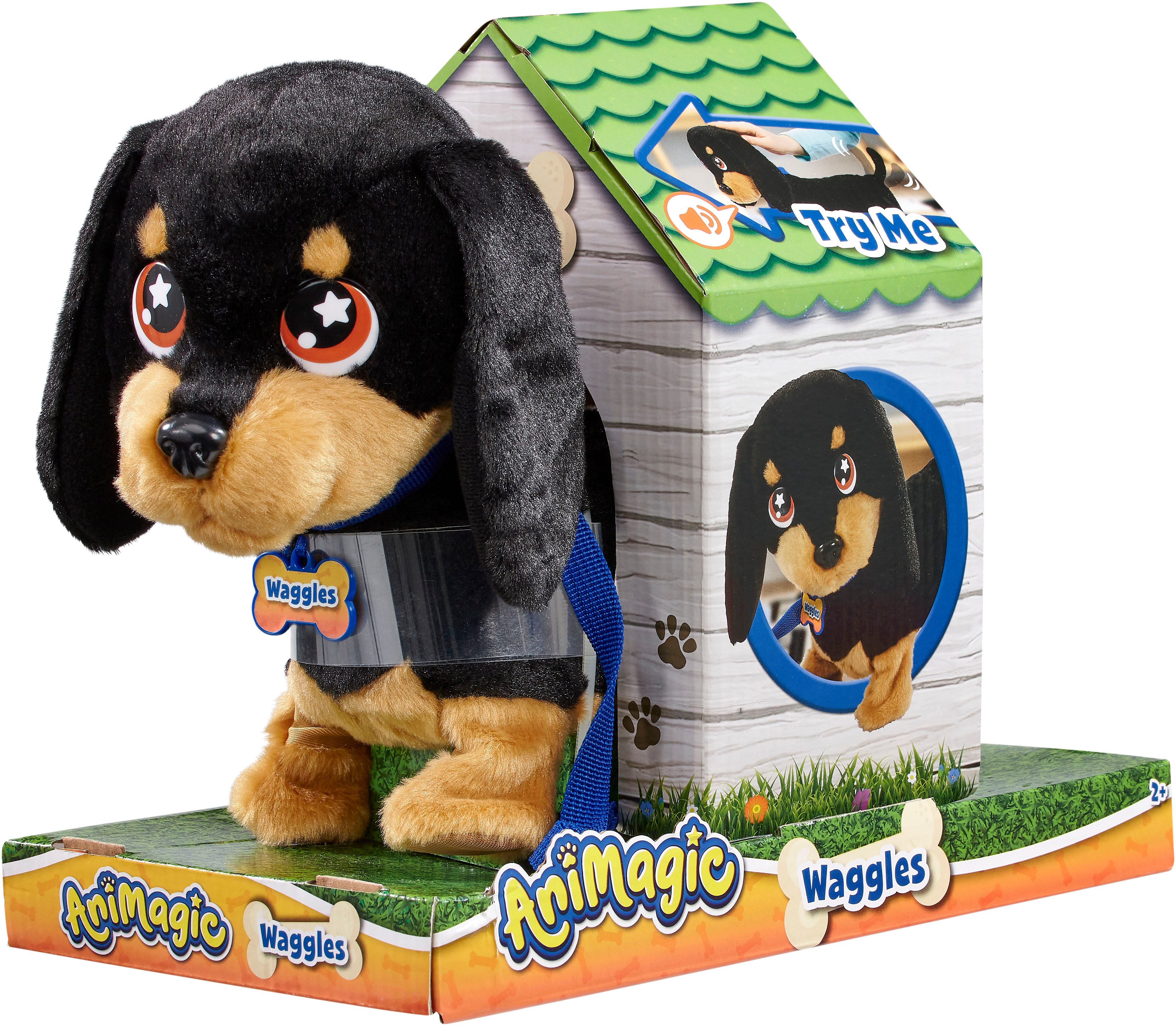 Goliath® Plüschfigur Animagic Dackel, mit Funktionen günstig online kaufen