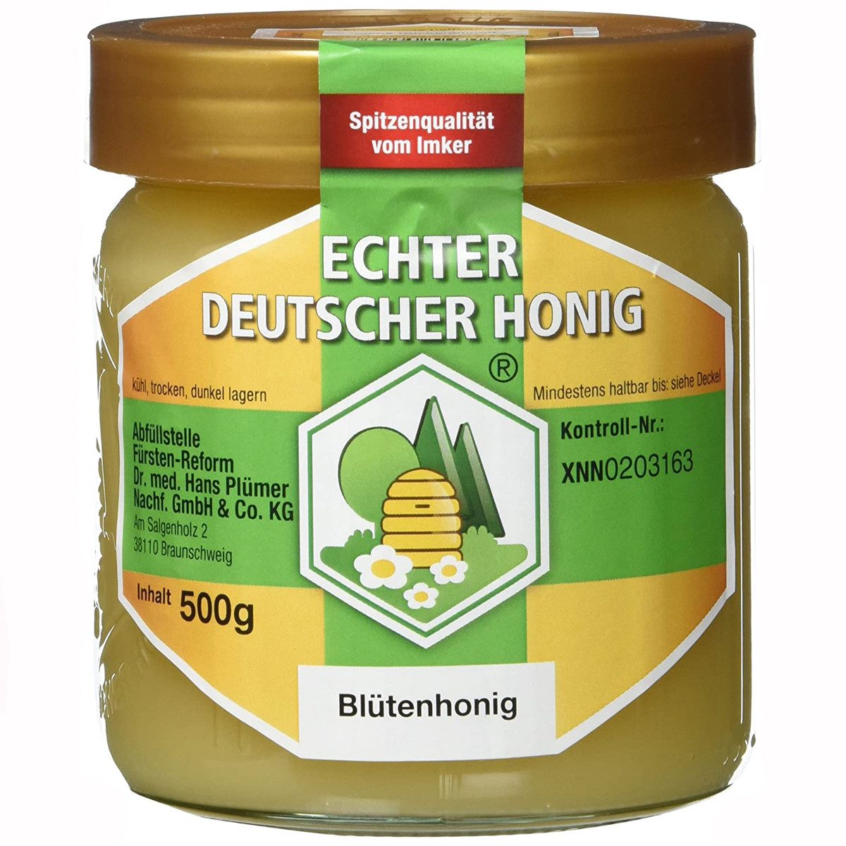BIHOPHAR Honig, Bihophar Echter Deutscher Honig Blütenhonig Spitzenqualität 500g