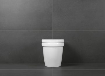Villeroy & Boch WC-Sitz Architectura, WC-Sitz m. Absenkautomatik u. QuickRelease 374 x 445 x 59 mm - Weiß