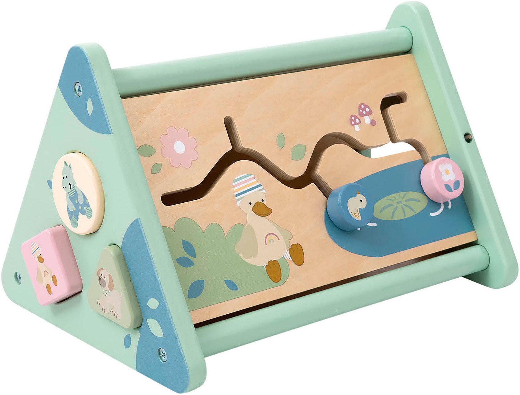 Sterntaler® Greifspielzeug Activity Dreieck, FSC® - schützt Wald