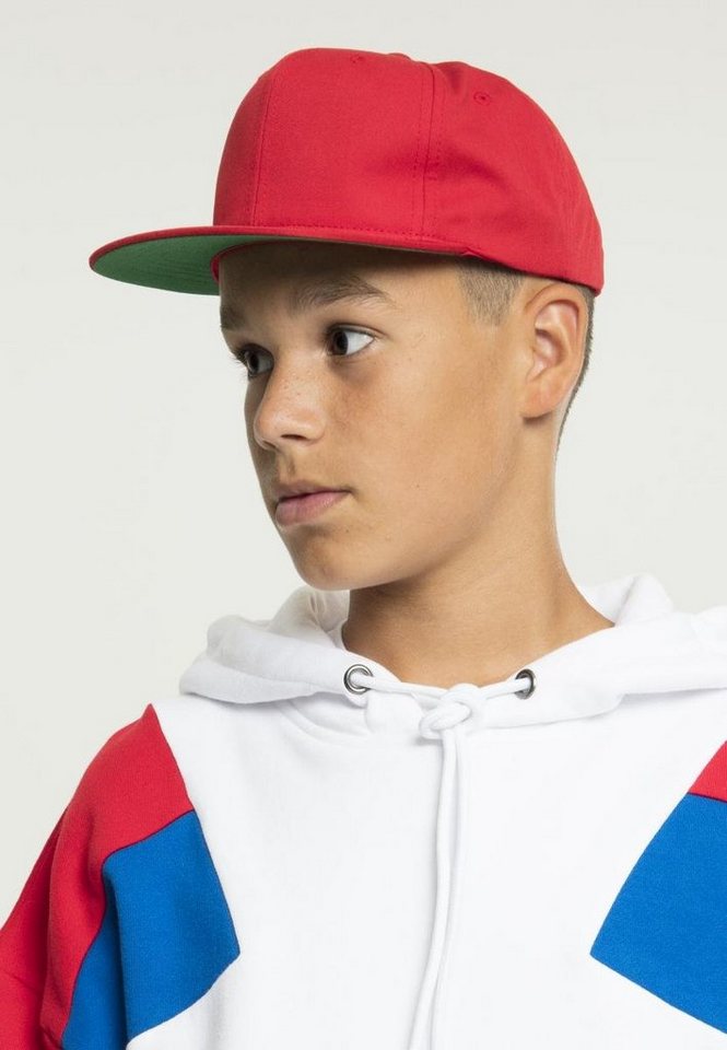 Flexfit Flex Cap Snapback Pro-Style Twill Snapback Youth Cap, Zwei Größen:  J (Kids von 2-6 Jahren) & Größe B (6-14 Jahren)