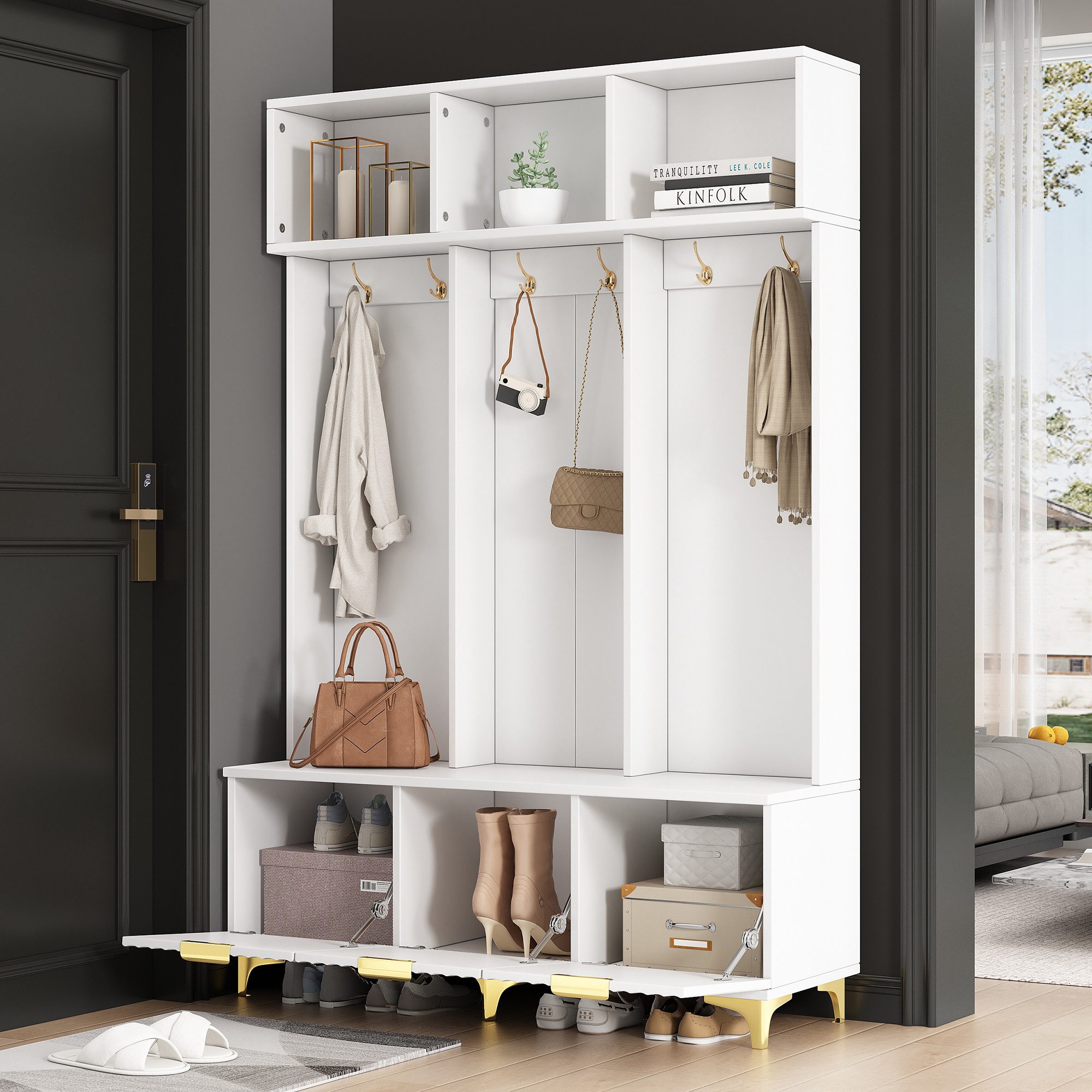 OKWISH Garderoben-Set für Ihren Eingangsbereich, (Flurgarderobe, günstig online kaufen