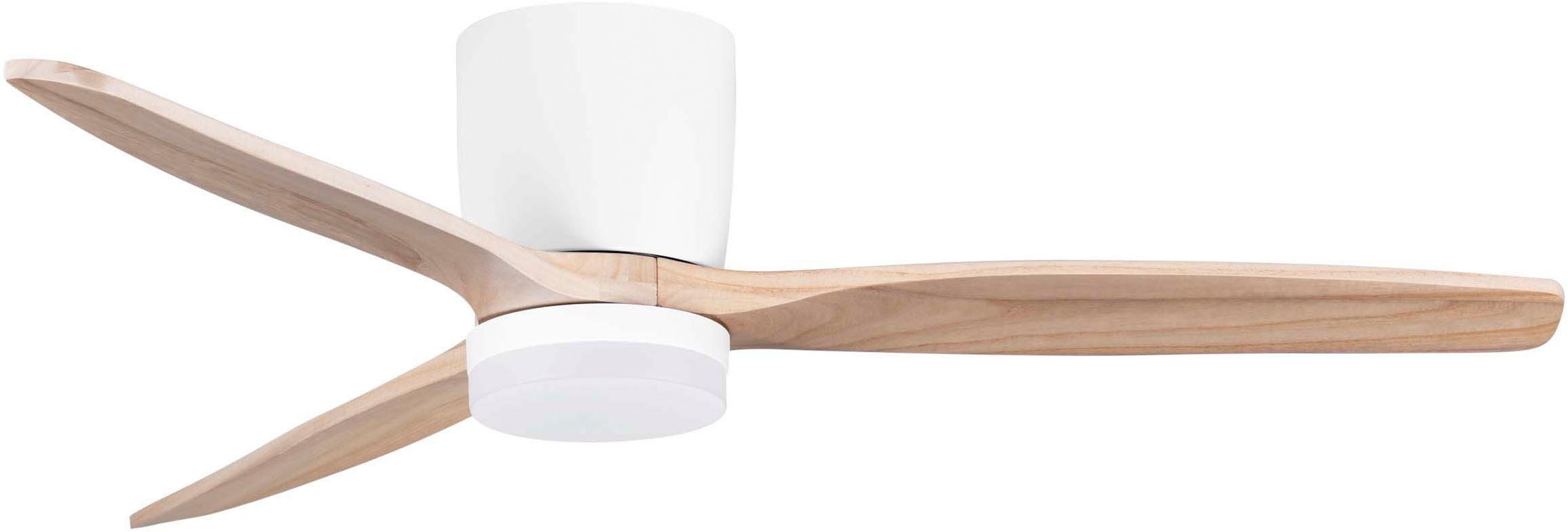 Nova Luce Deckenleuchte ALOA Deckenventilator, Ventilatorfunktion, LED fest integriert, warmweiß - kaltweiß