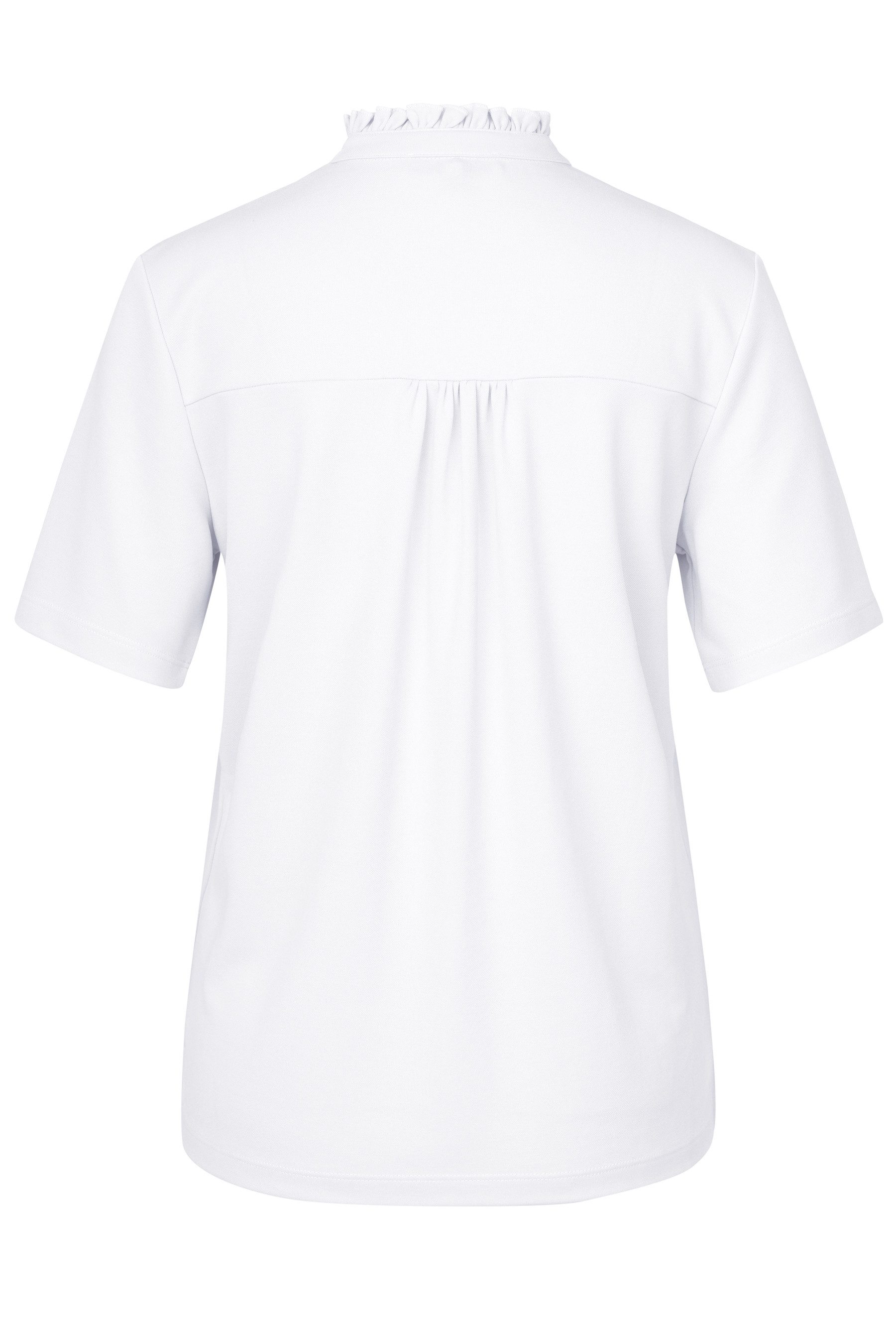 bugatti T-Shirt mit Rüschendetails