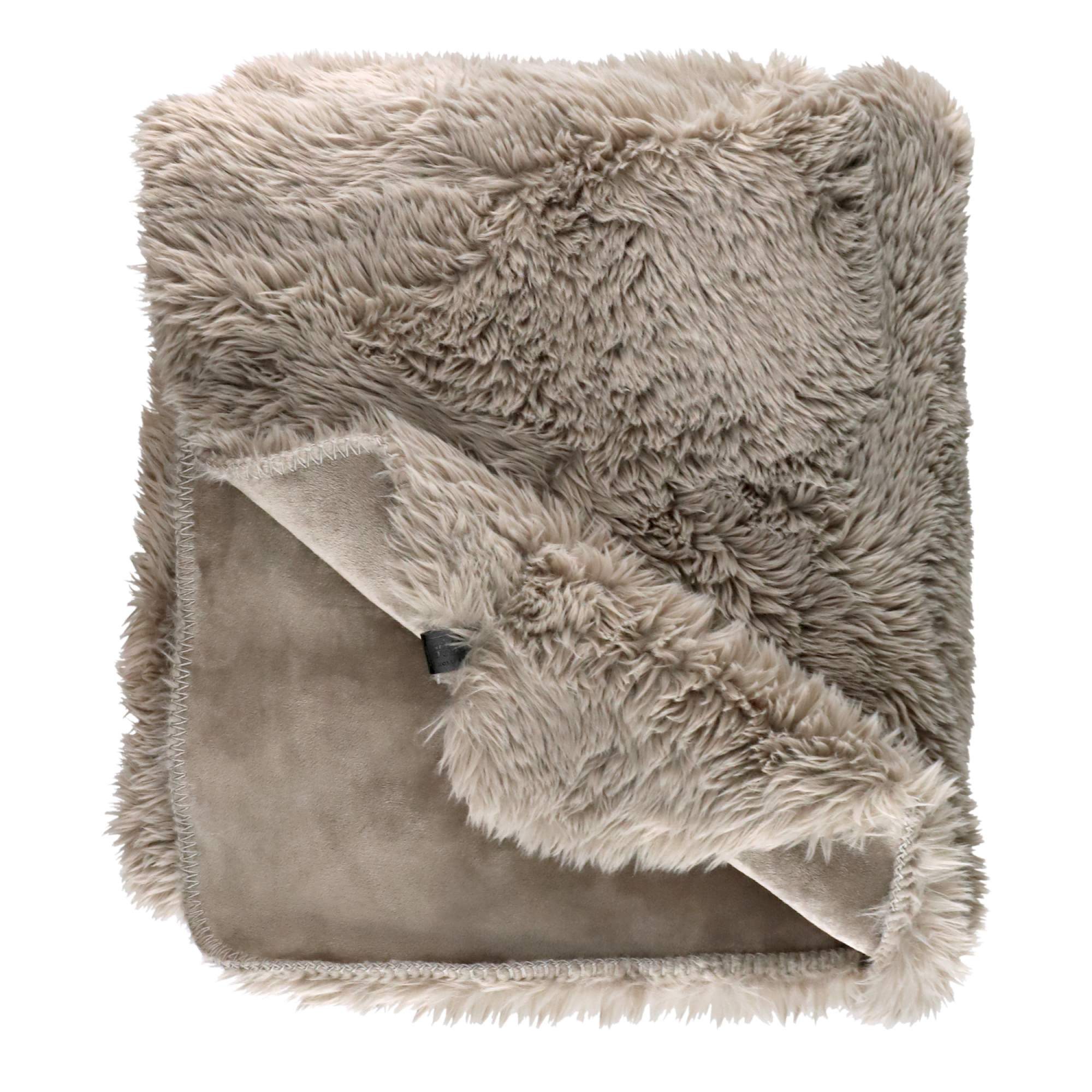SCHÖNER WOHNEN-Kollektion Tagesdecke LEISURE Plaid, 140 x 200 cm in Taupe