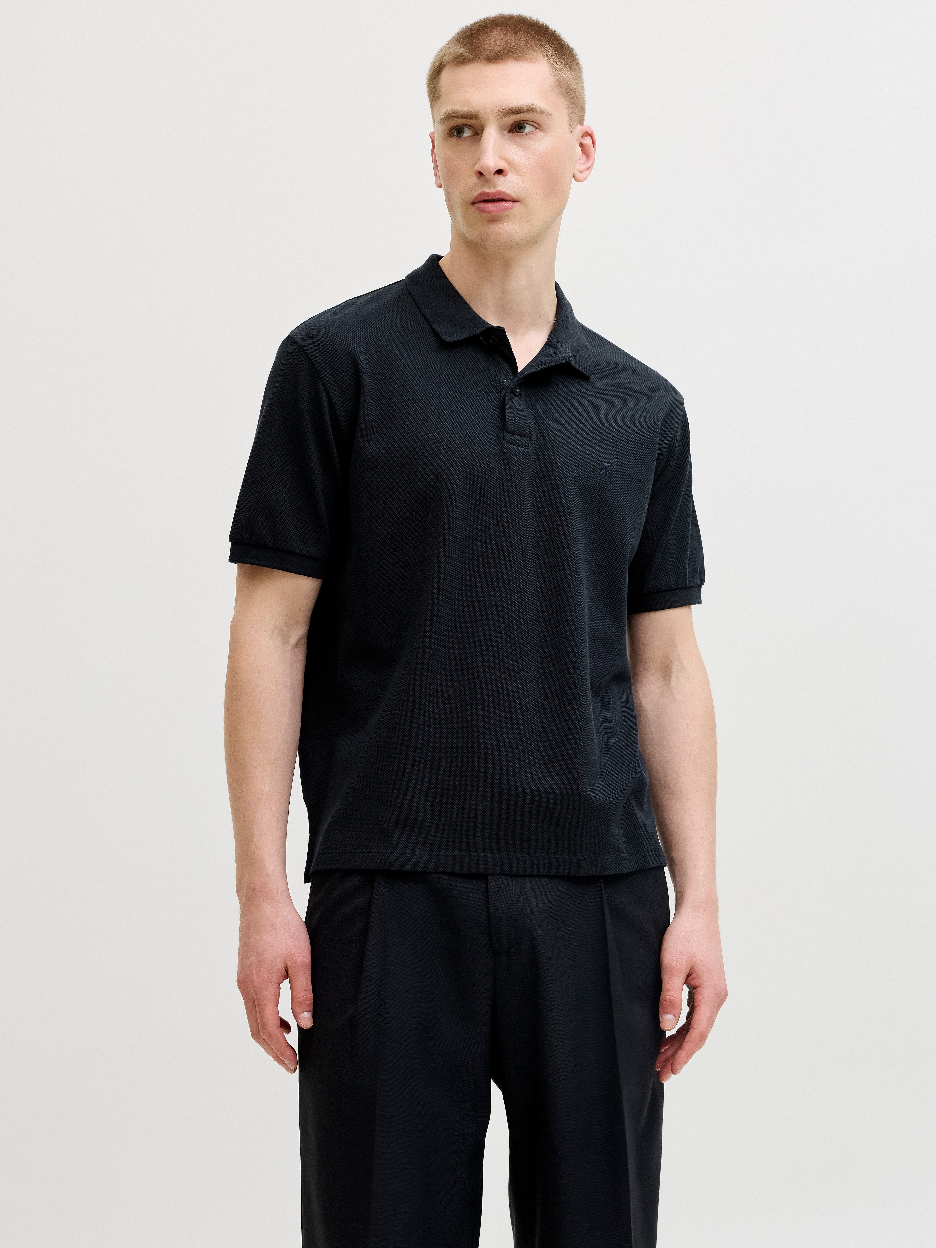 Jack & Jones Poloshirt JPRBLAWESTON SS POLO mit Stickerei