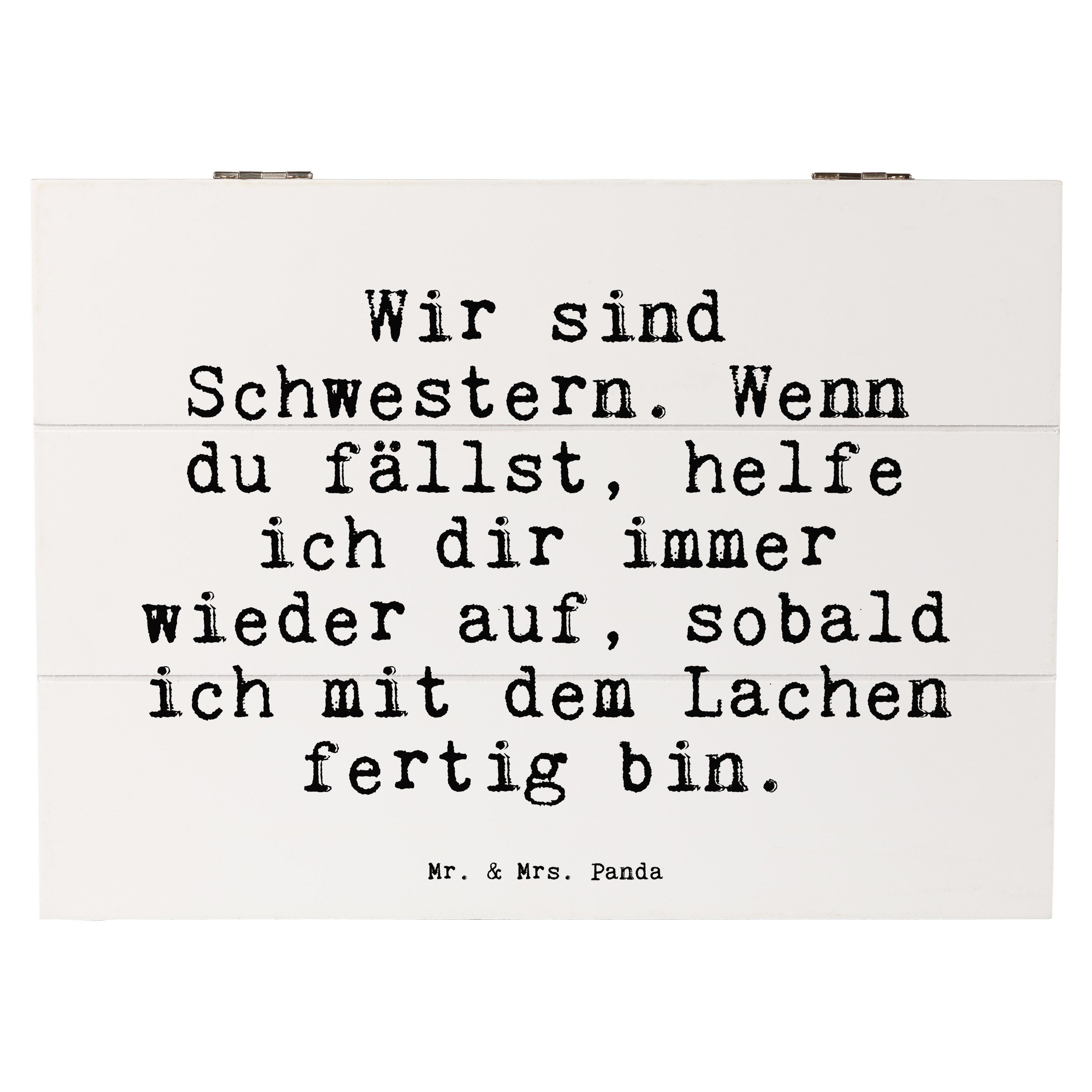 Mr. & Mrs. Panda Dekokiste »Wir sind Schwestern. Wenn... Weiß