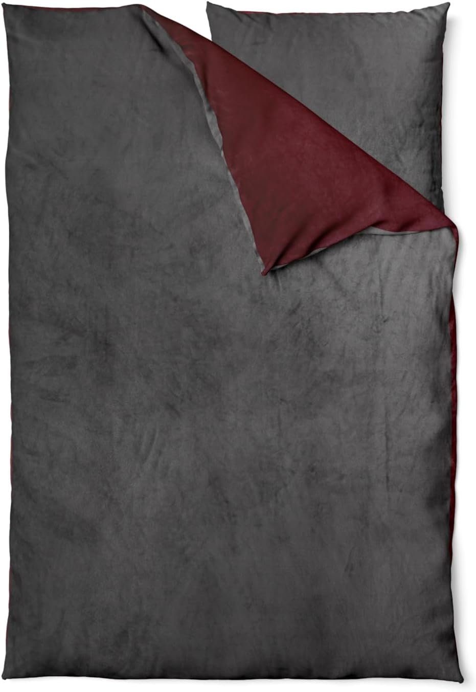 Hometex Premium Textiles Bettwäsche Teddy Cashmere Touch Bettwäsche - Winter- & Wendebettwäsche, Besonders weich, kuschelig & warm – Bild 2 von 5
