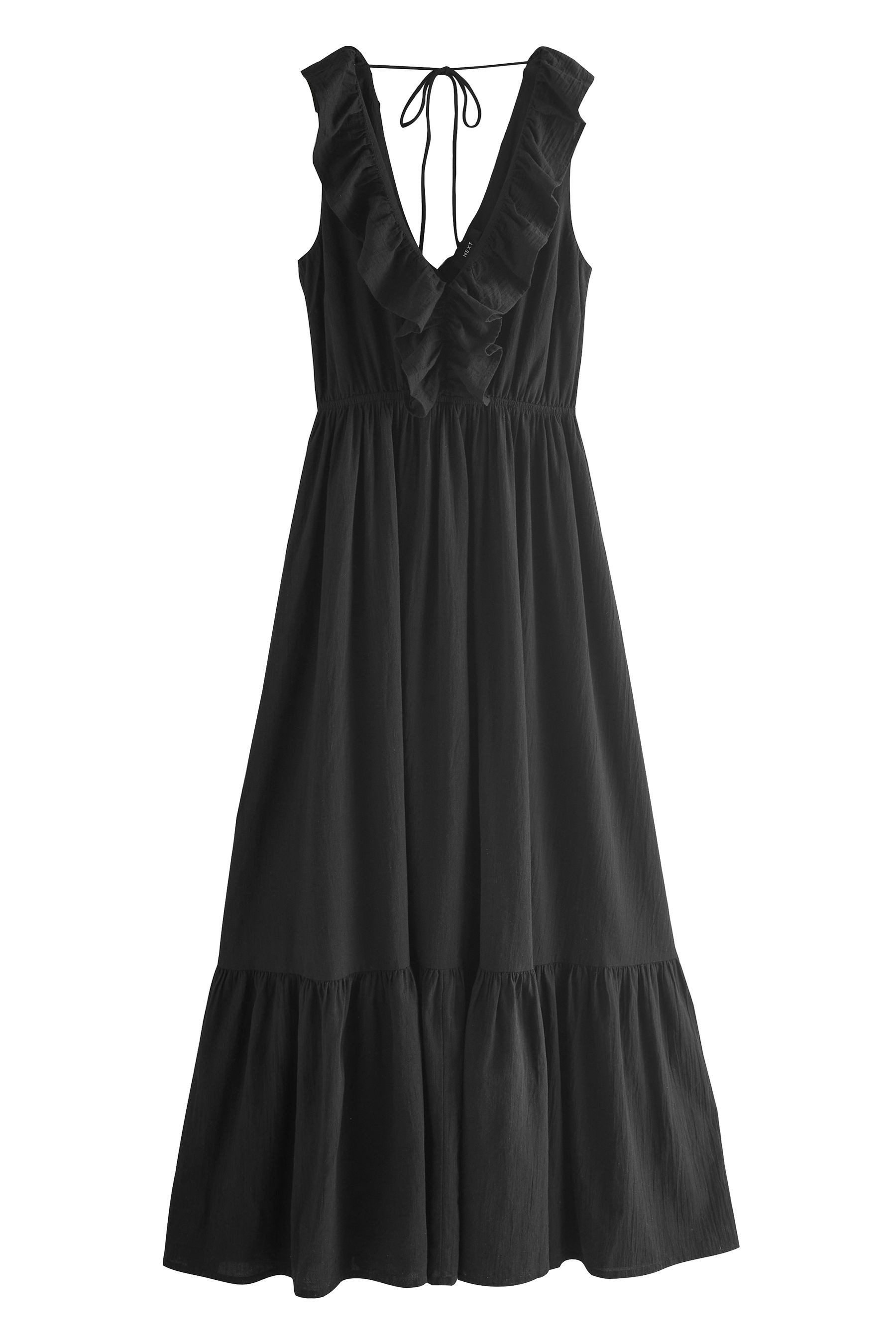 Next Maxikleid Ausgeschnittenes Maxikleid aus 100 % günstig online kaufen