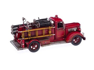 Aubaho Modellauto Feuerwehrauto Modellfahrzeug Feuerwehr Modell Auto Blech Antik-Stil 41