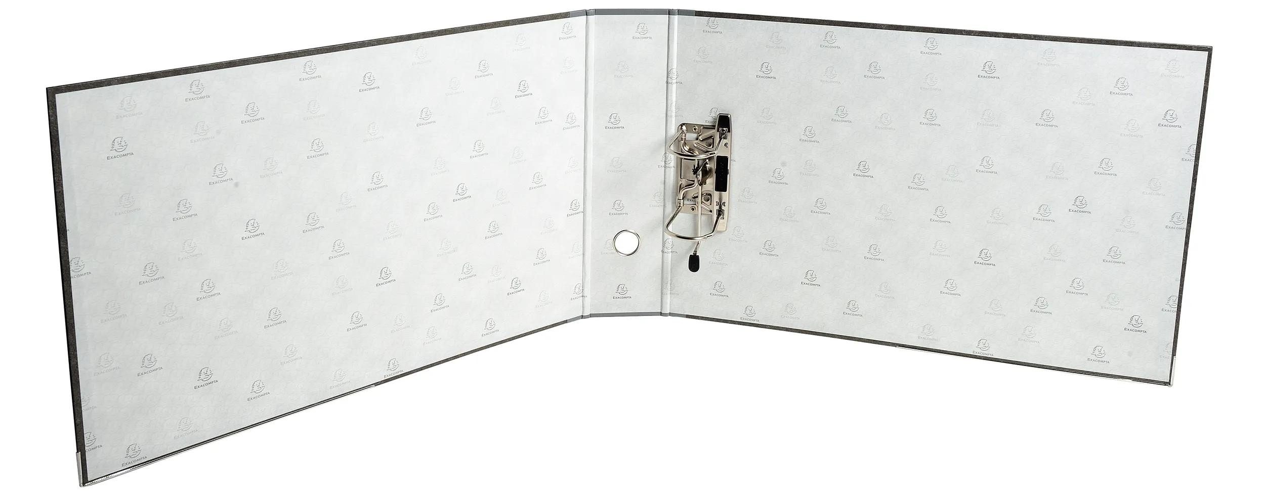 Thumbnail - EXACOMPTA Aktenordner 4x Ordner Wolkenmarmor 2Ring 80mm Rücken A3 quer grau 53810E, Ordner Wolkenmarmor