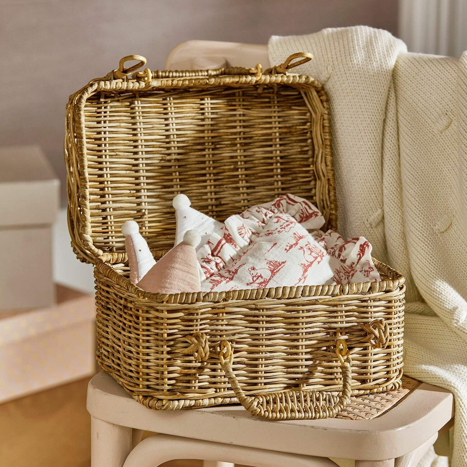 Mirabeau Kinderkoffer Koffer Fableton braun