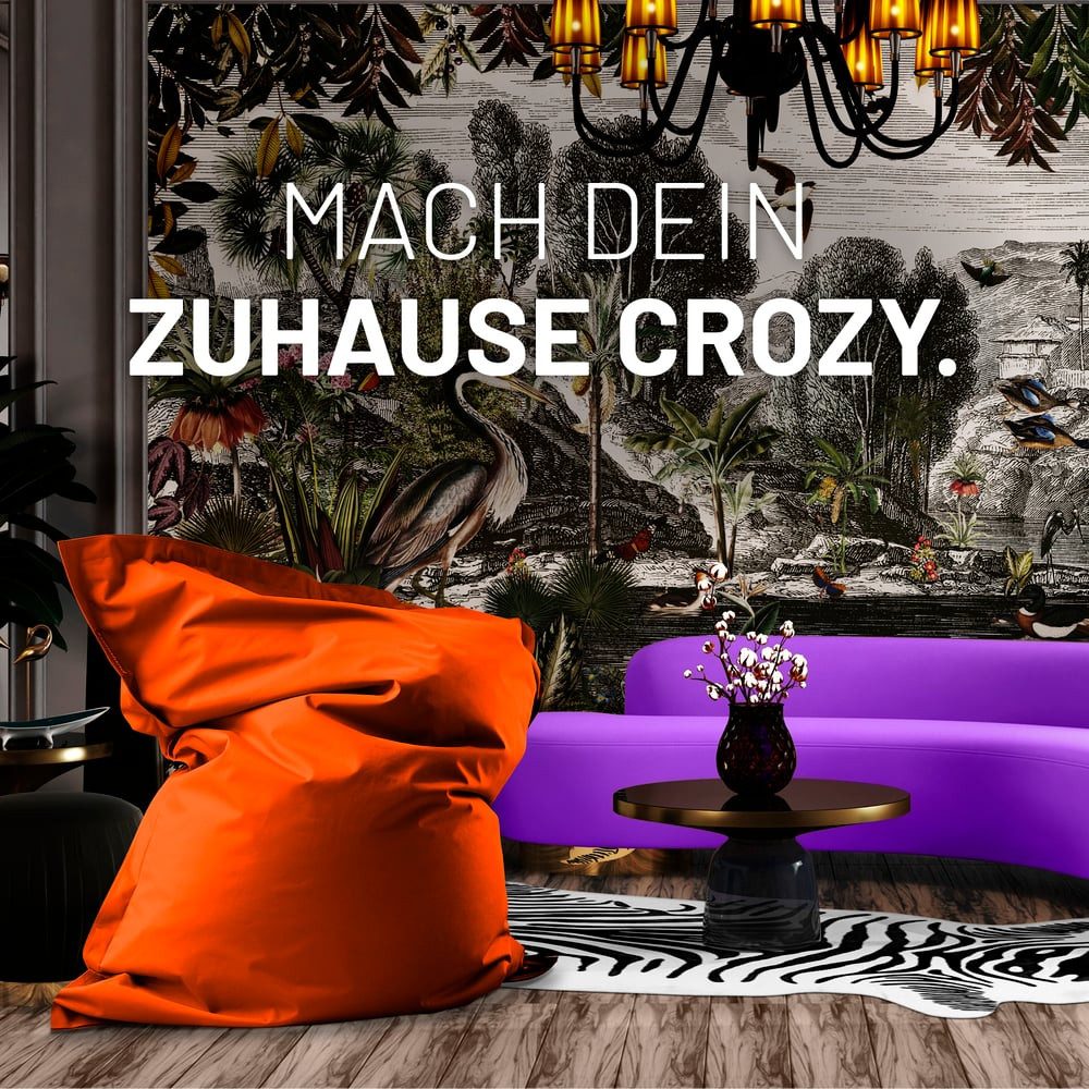 Lumaland Sitzsack XXL Bean Bag Riesen-Sitzkissen 380L 140x180cm Special Edition, Wasserfester Indoor & Outdoor BeanBag mit EPS-Perlen