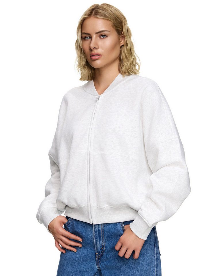 Worldclassca Sweatjacke Worldclassca Oversized Sweatjacke mit Zipper UNI Sweatshirt Neu