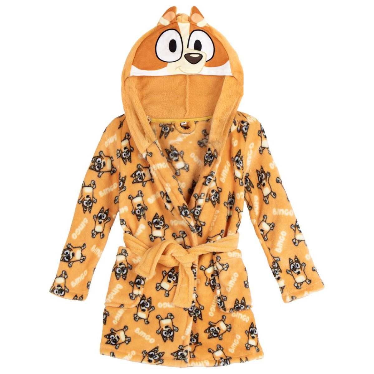 Cerda Kinderbademantel Bluey Kinder Bademantel – Coral Fleece 100 % Polyester, weich und warm, Polyester