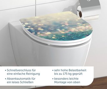 Schütte WC-Sitz »Magic Light«, Duroplast, mit Absenkautomatik und Schnellverschluss, High Gloss