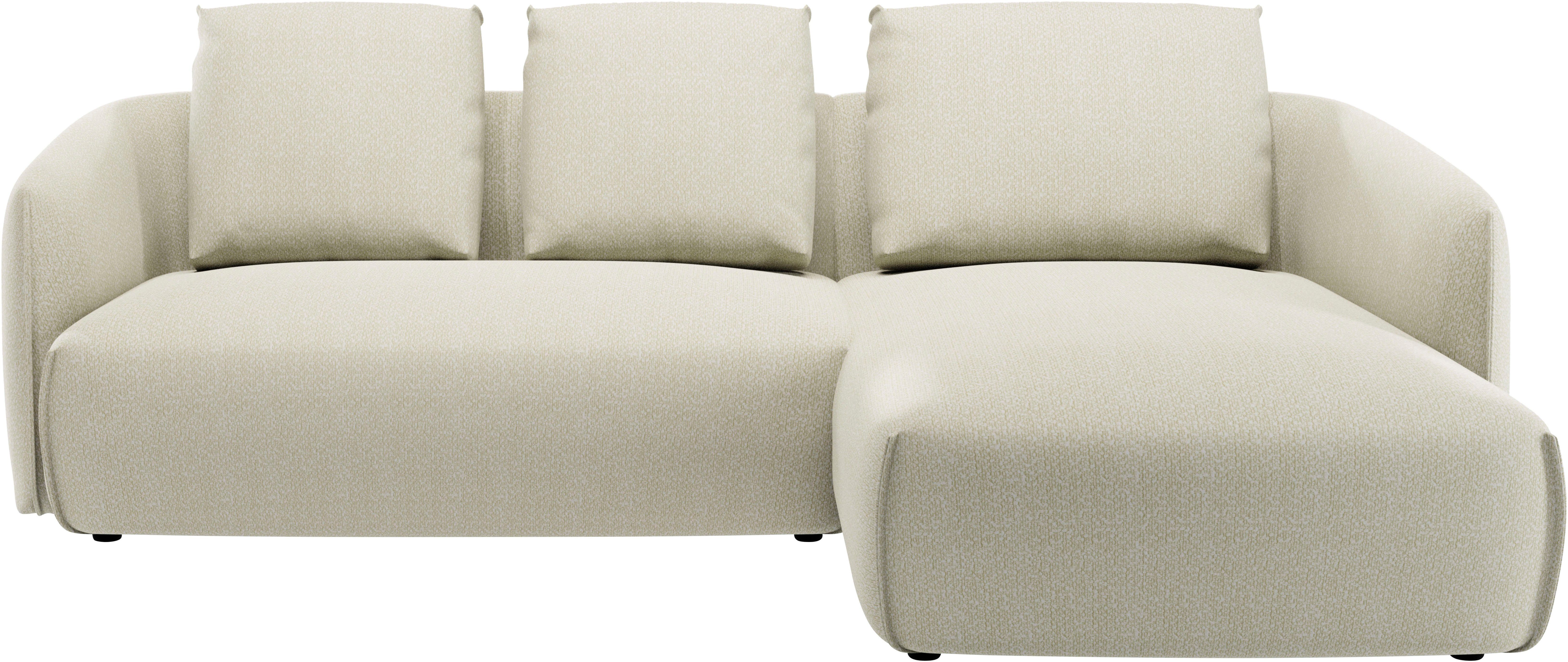 TRENDMANUFAKTUR Ecksofa Shawn elegantes Designsofa, Breite 232cm, L-Form, bequem, organischer Form, mit hochwertigem Bezug. Reduzierter Preis € 1.469,99. Unverbindliche Preisempfehlung € 1.779,00