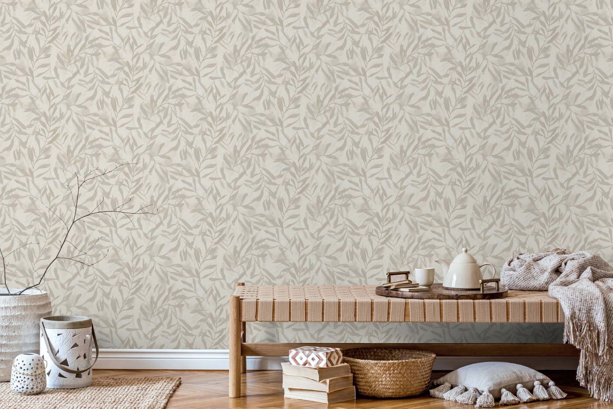 Vliestapete Tapete Leaf Luxe