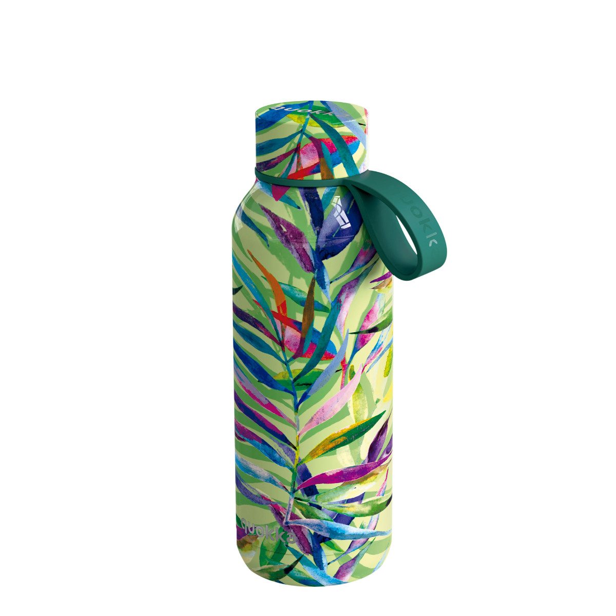 Quokka Trinkflasche Thermo Colgador aus Edelstahl 510 ml Isolierflasche mit Trageschlaufe, Thermofunktion