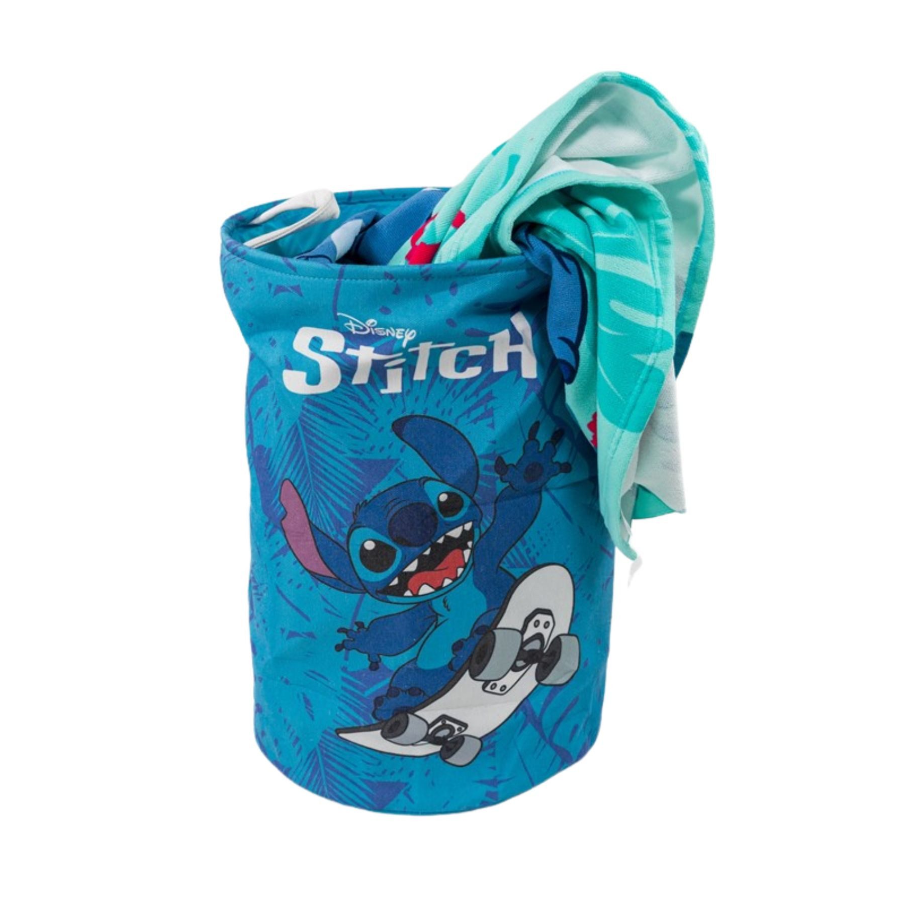 Lilo & Stitch Wäschekorb Wäschekorb Faltbar Lilo & Stitch Blau Kinder Wäschesammler Wäschebox, faltbar