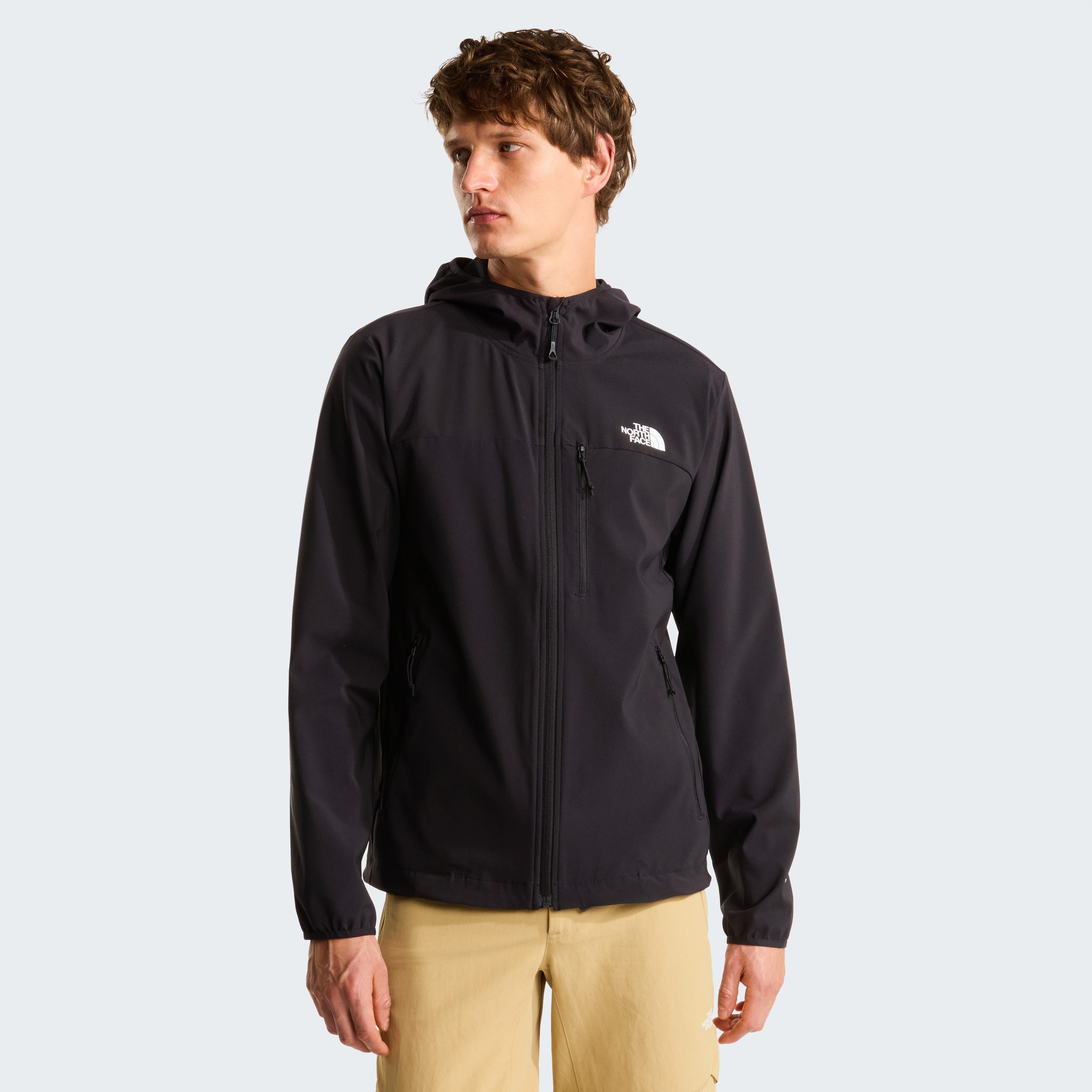 The North Face Softshelljacke M NIMBLE HOODIE 2 sportlicher Stil, atmungsaktives Material, hochelastisch