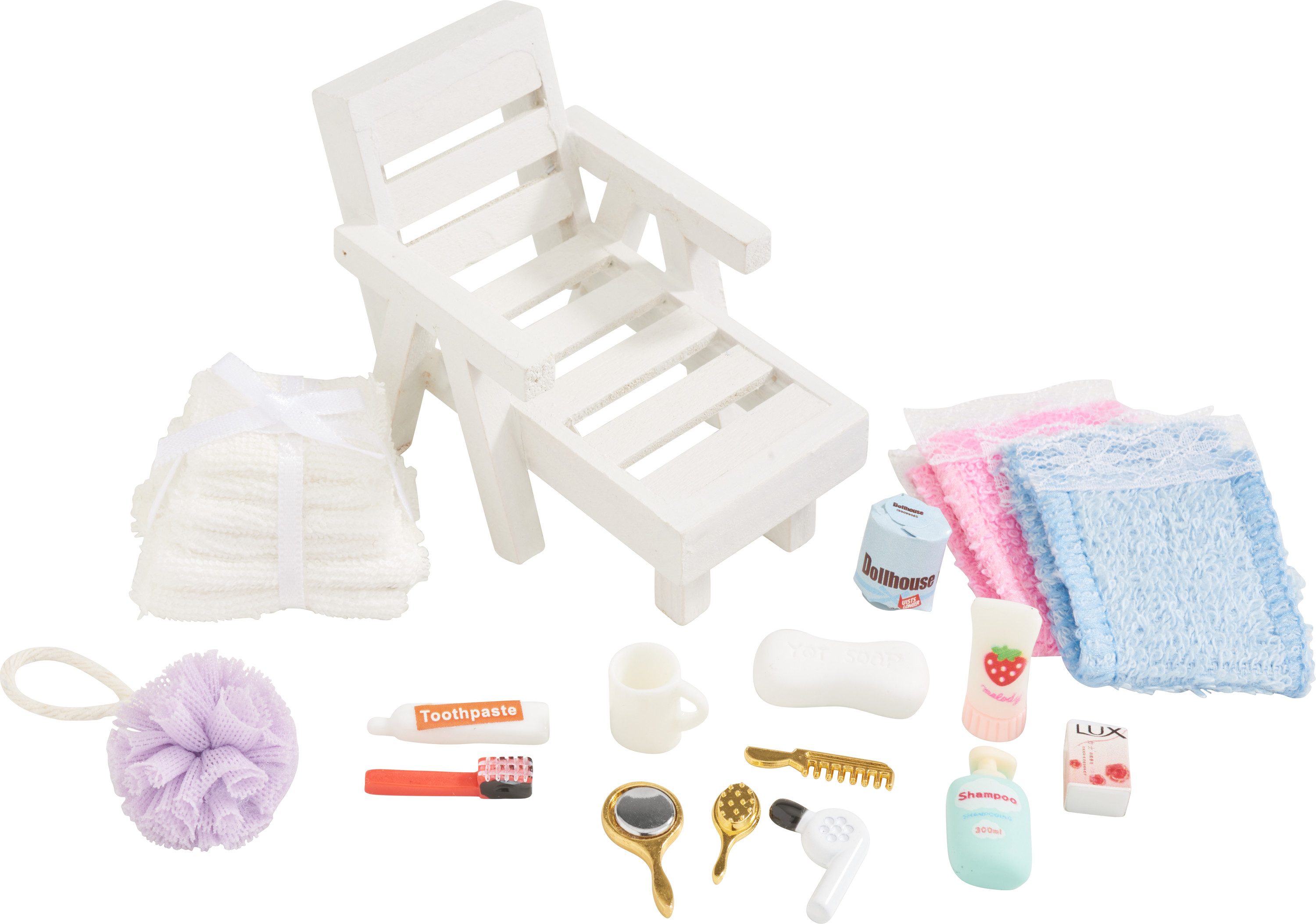 HobbyFun Dekofigur Miniatur Geschenkset "Wellness", 17 tlg.